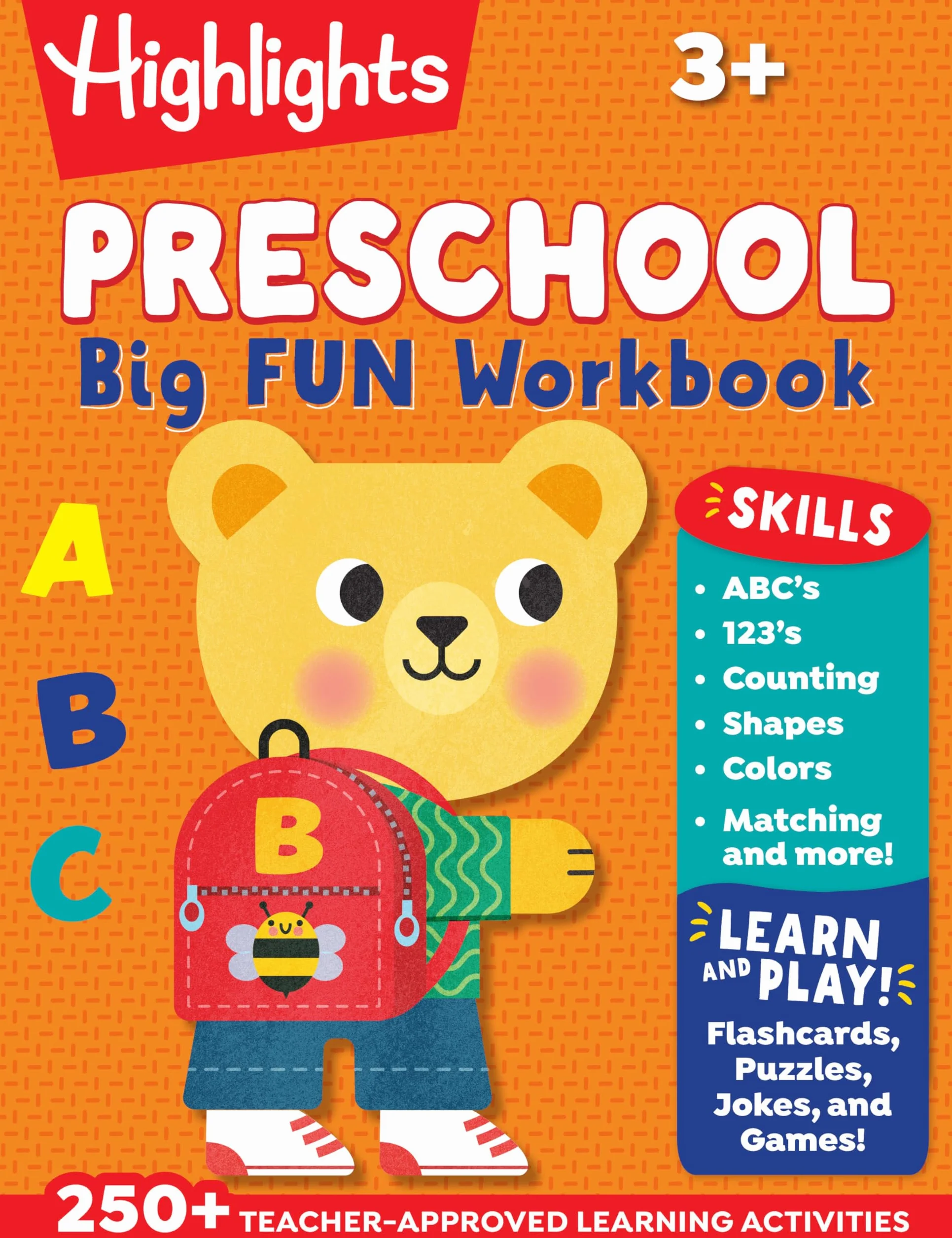 Preschool Big Fun Workbook: 256-Page Preschool Learning and Activity Workbook Full of Preschool Math, Writing Practice, Shapes Practice, Puzzles and More