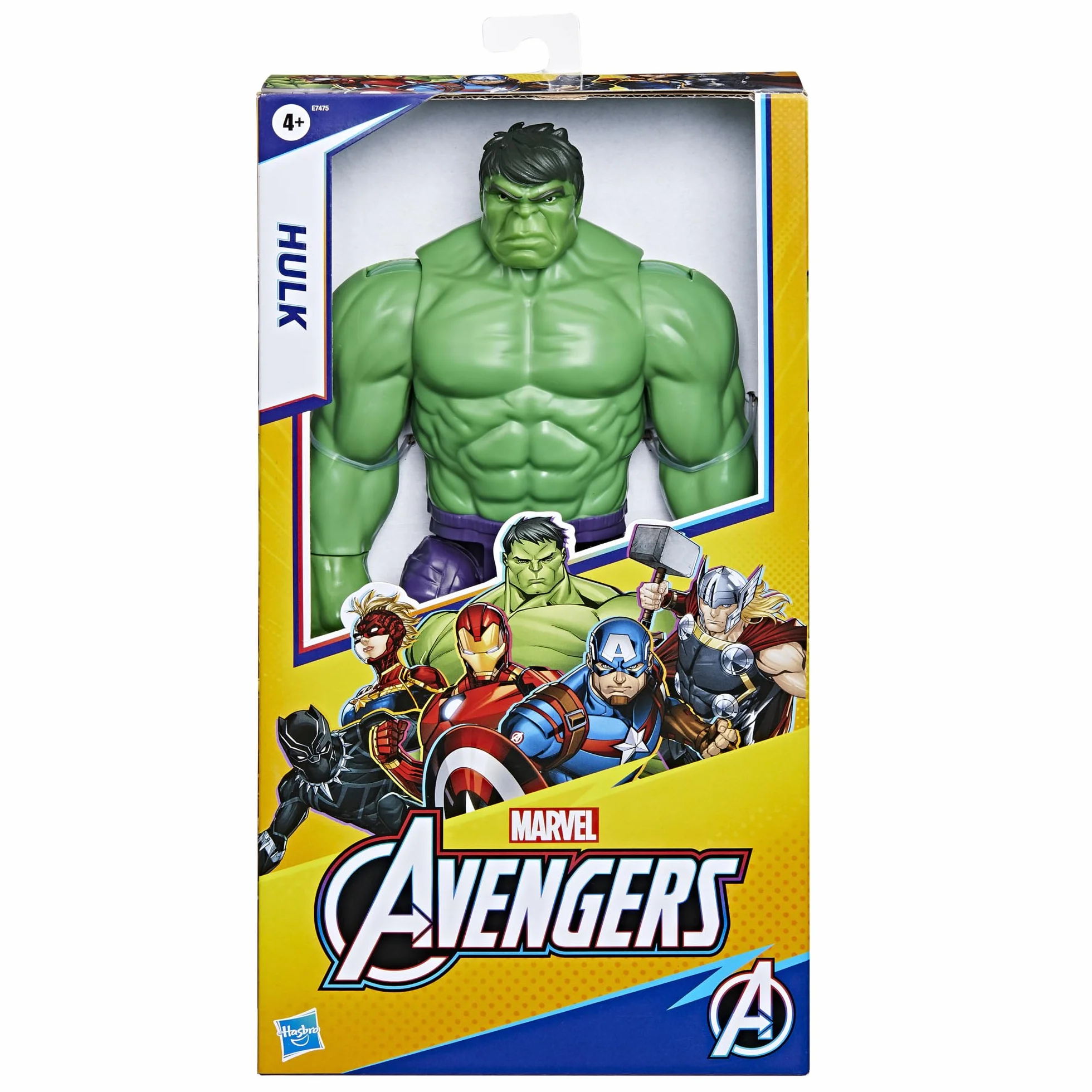 Hasbro Marvel Avengers Titan Hero Serie Blast Gear Deluxe Hulk figurka akcji, 30 cm, dla dzieci od 4 lat