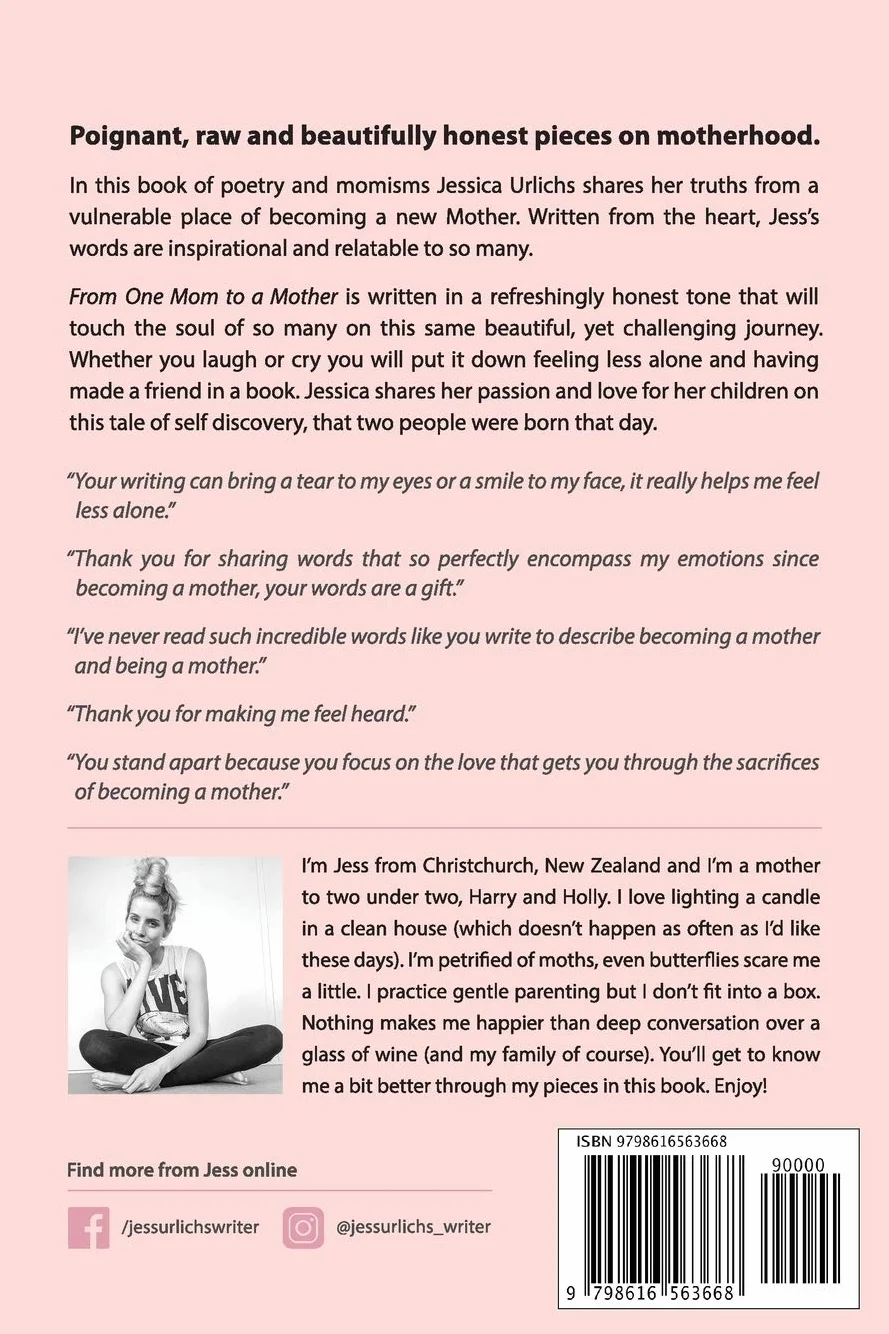 From One Mom to a Mother: Poetry & Momisms: 1