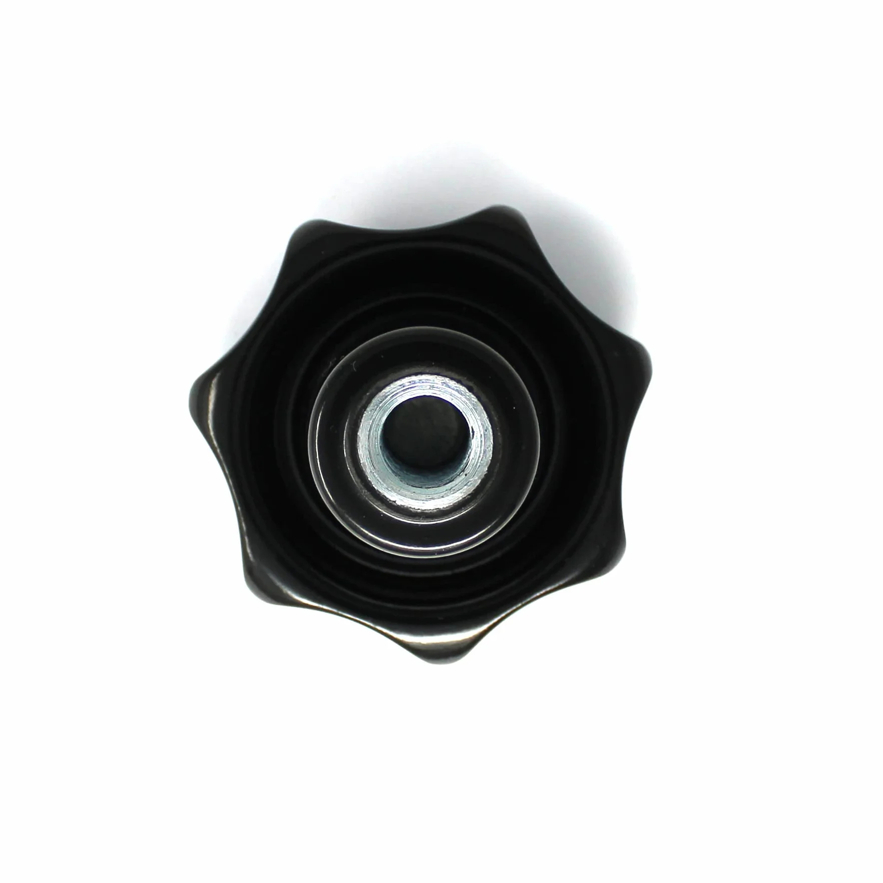 Elementy znormalizowane/uchwyt gwiazdowy z gwintem wewnętrznym wg DIN 6336 / duroplast/tuleja gwintowana stal ocynkowana / M8 - średnica gwiazdy 50 mm (5 sztuk, M8 (50))