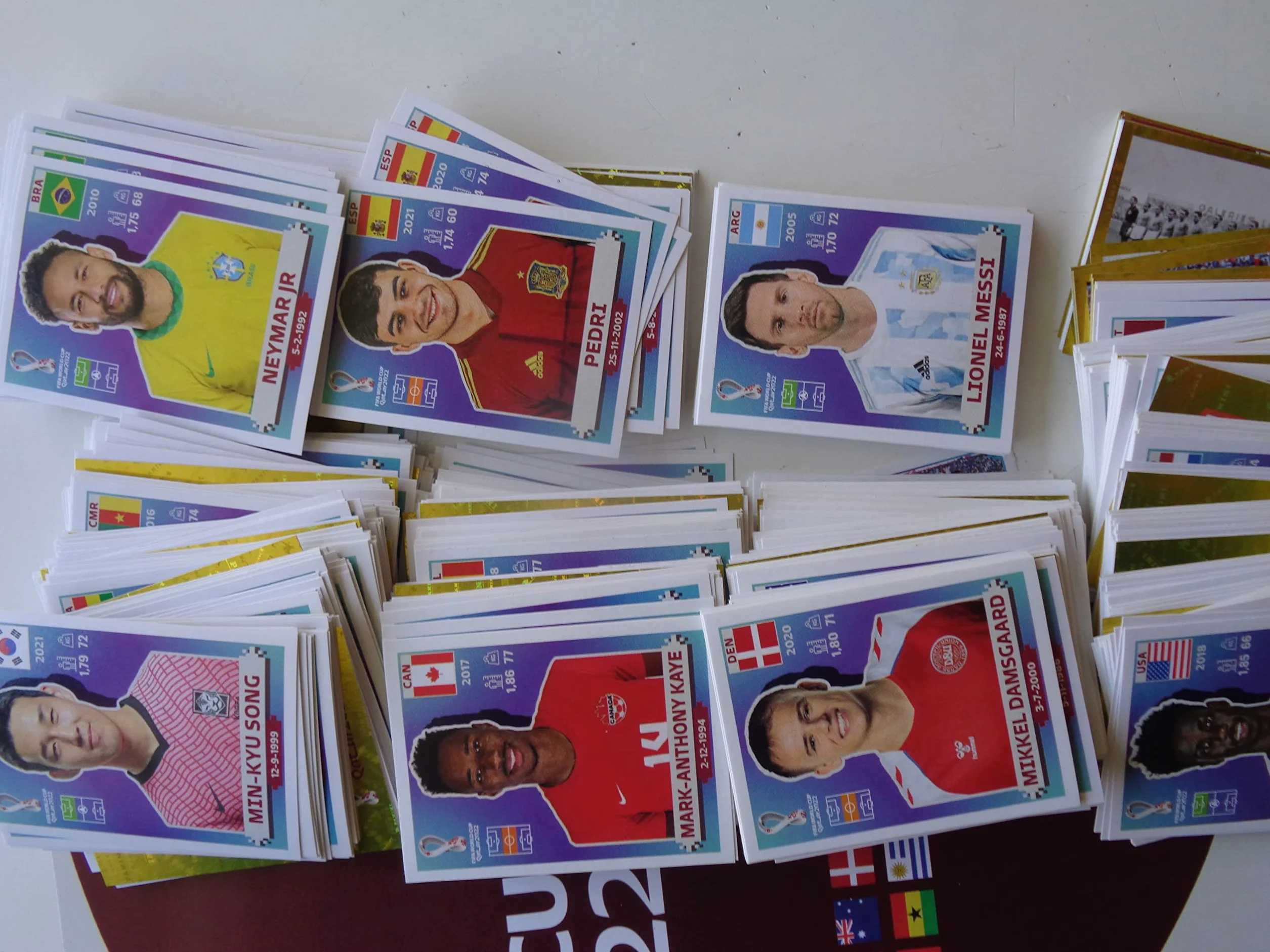 Panini World Cup Qatar 2022 Complete 670 Sticker Collection + Album biały