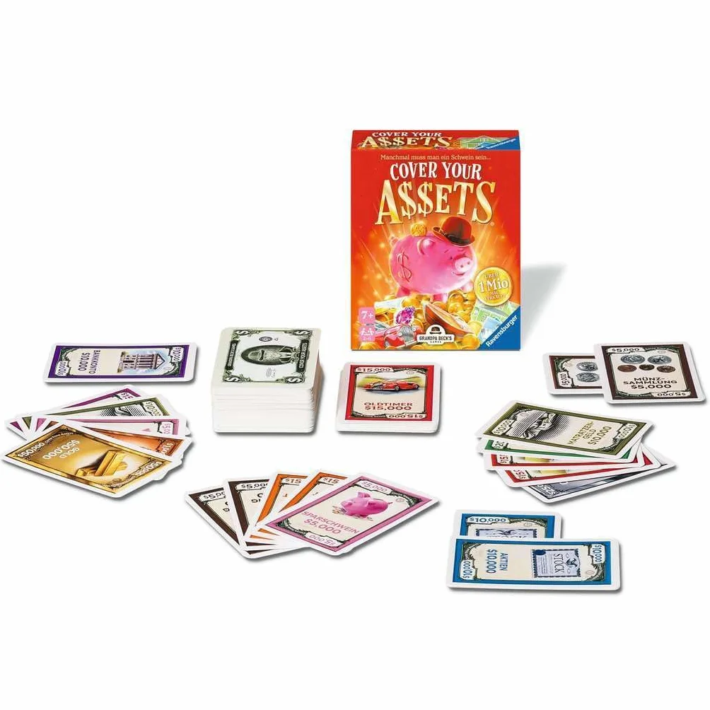 Cover Your Assets Kartenspiel ab 7 Jahre