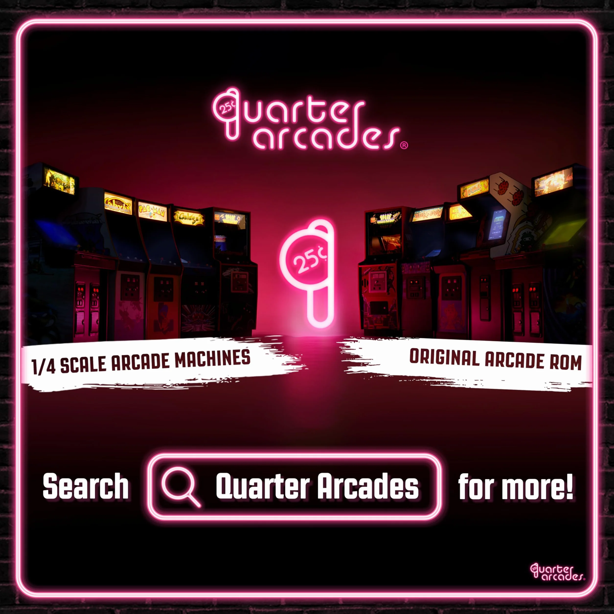 Quarter Arcades Oficjalna kosmiczna najeźdźcy część II rozmiar 1/4 mini szafka zręcznościowa od Numskull - grywalna replika retro zręcznościowa maszyna do gier - konsola Micro Retro