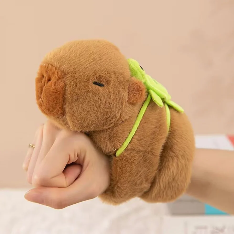 Capybara Capybara dziecięca bransoletka zatrzaskowa, pluszowa zabawka