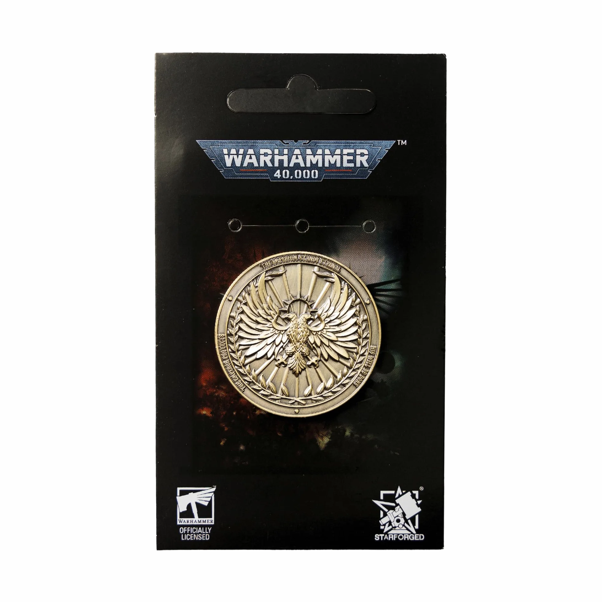 Starforged Warhammer 40k Collectible Coin Imperium of Man