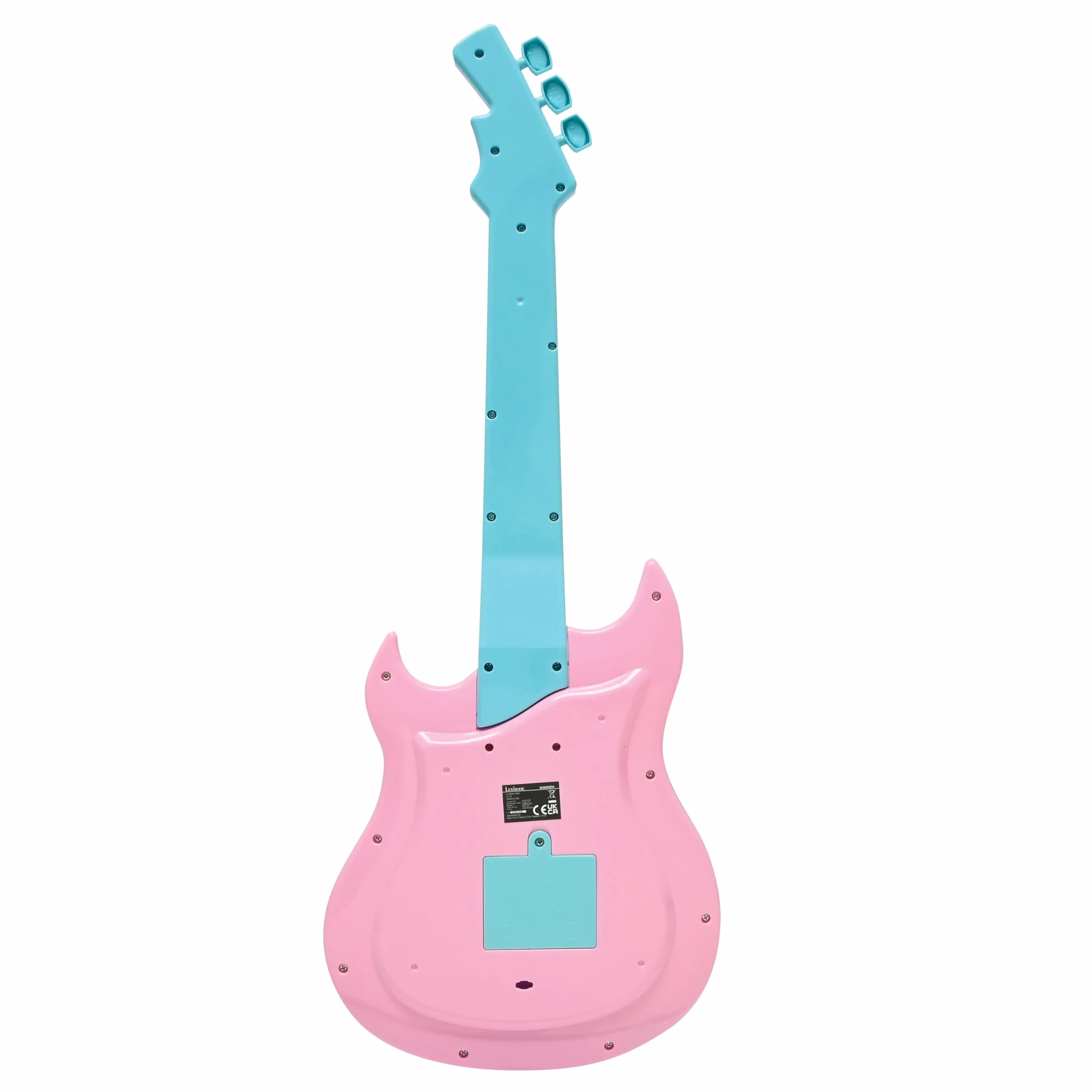 Lexibook, Koci Domek Gabi, Gitara Elektroniczna z Mikrofonem i Okularami do Stylowego Śpiewania, 2 Tryby Gry, Utwory Demonstracyjne, Efekty Świetlne, Różowy, Niebieski, K260GDH