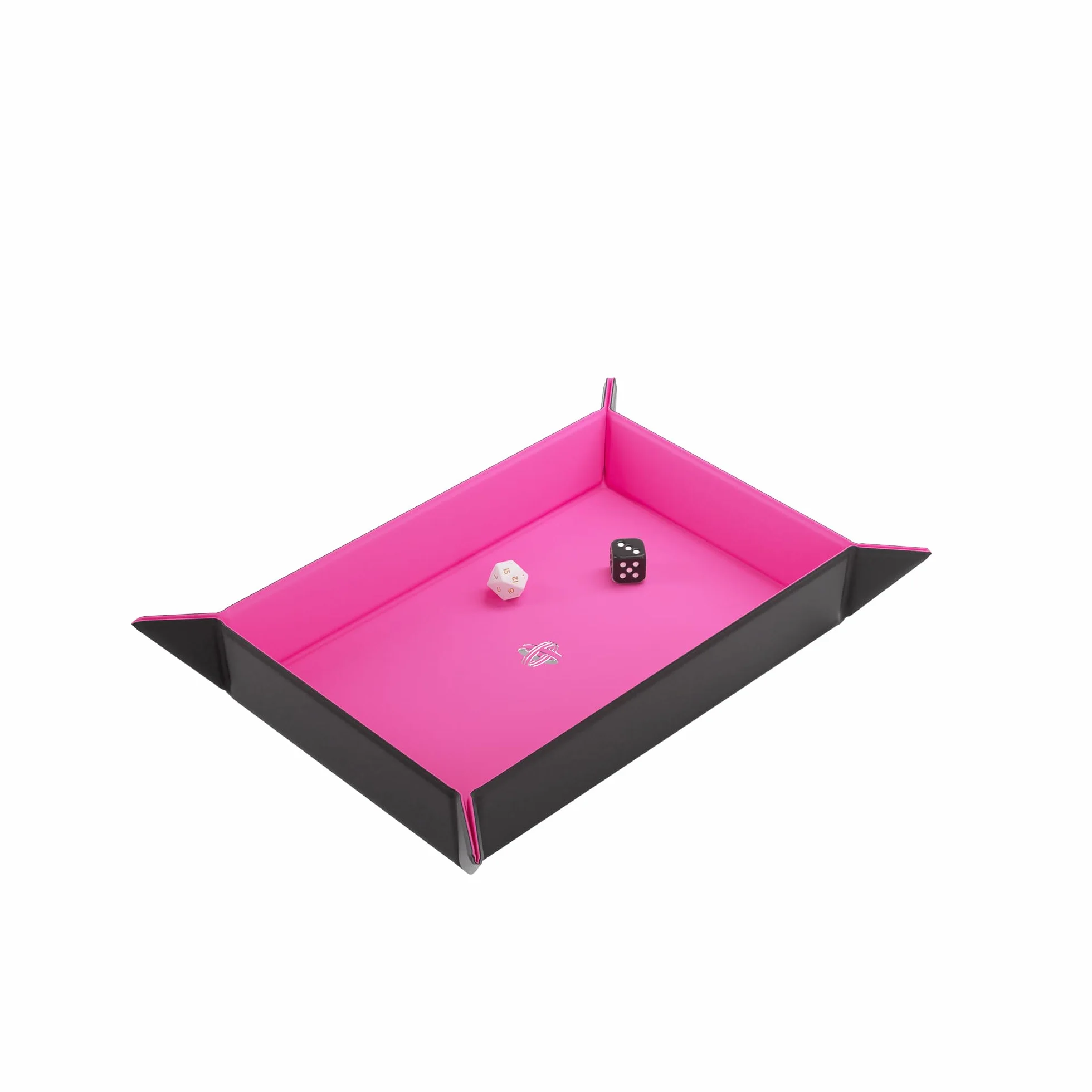Magnetic Dice Tray Rectangular Black/Pink