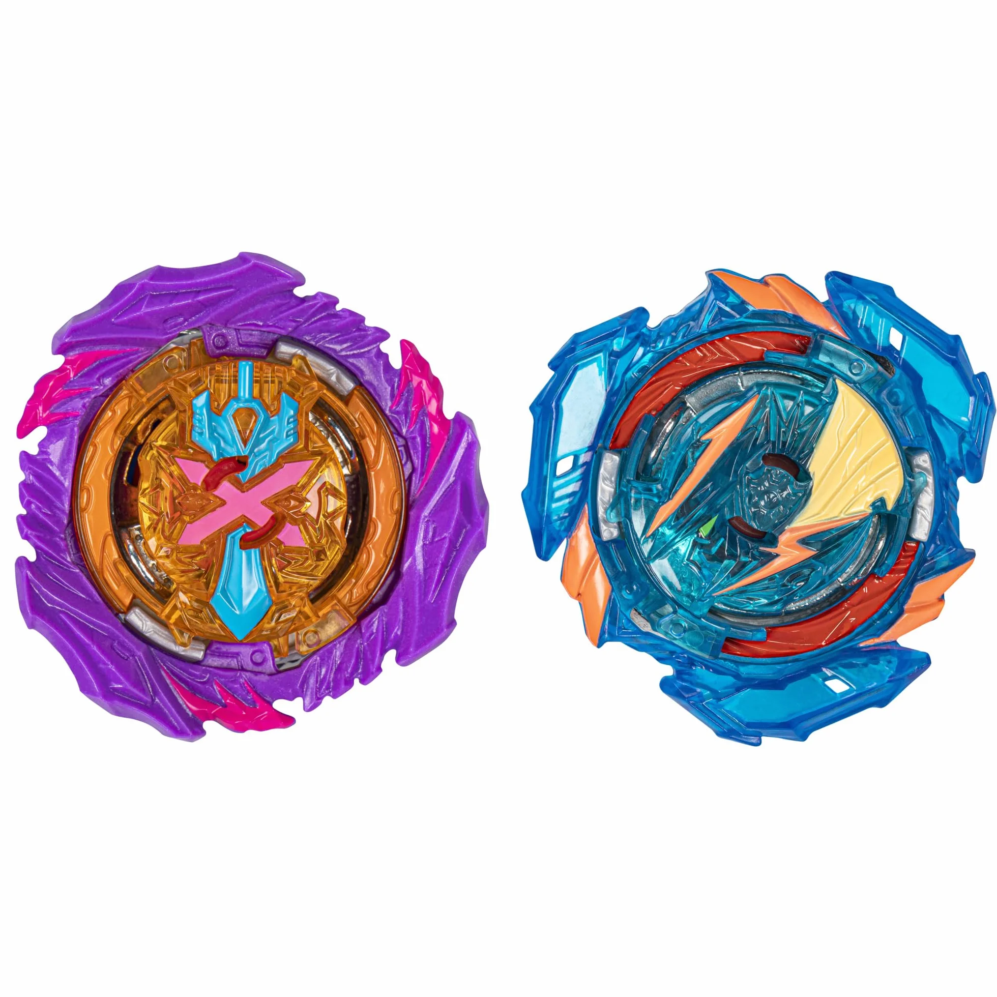 Beyblade Burst QuadStrike Ultimate Evo Valtryek V8 i Divine Xcalius X8 bączek, dwupak, zabawka do walki