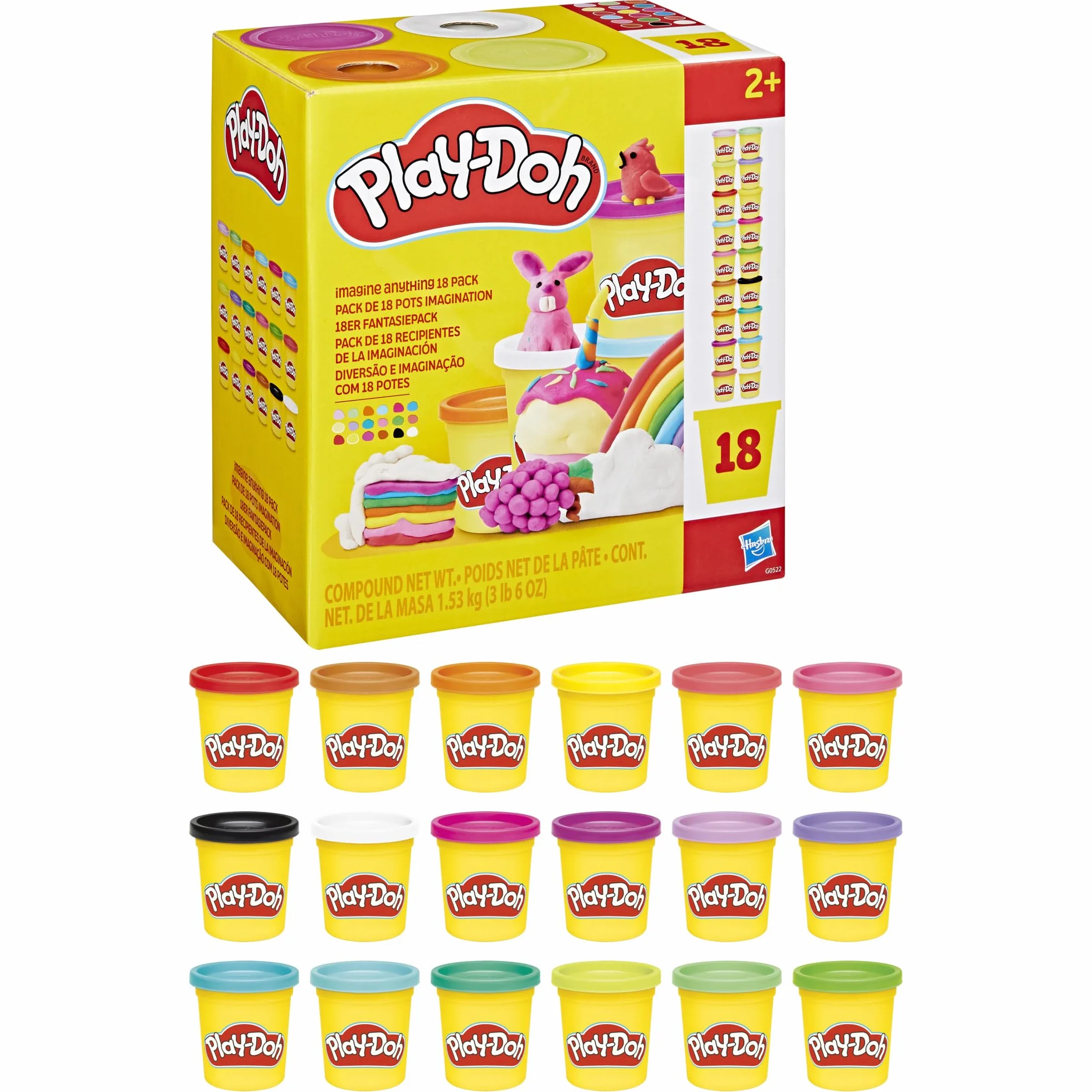 Zestaw 18 tub Nieograniczona wyobraźnia Play-Doh
