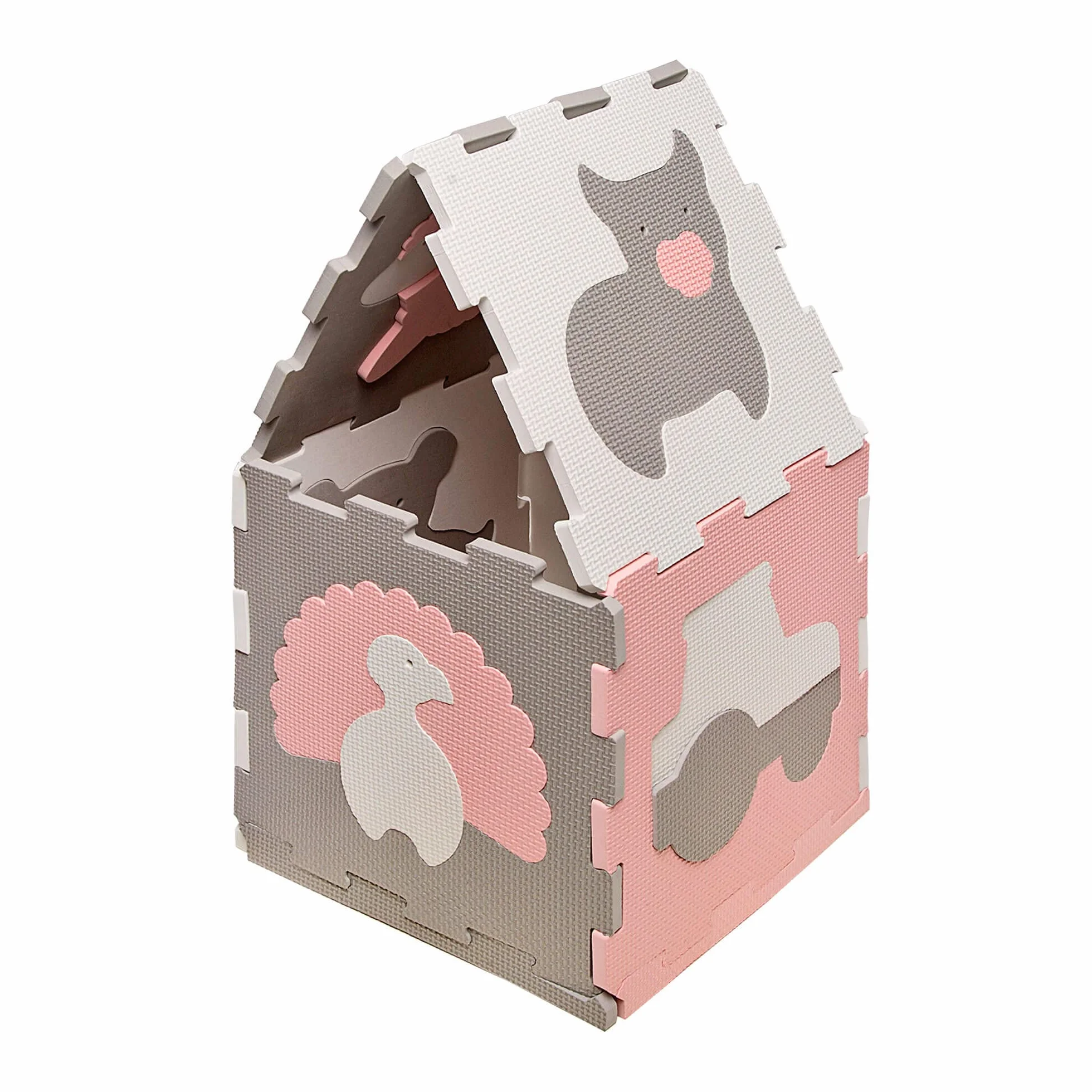 Hakuna Matte - Pianka do zabawy dla niemowląt i dzieci - 12 płytek z pianki EVA z motywem zwierzęcym w kartonowym pudełku nadającym się do recyklingu - mata do puzzli 20% grubsza i bardziej miękka