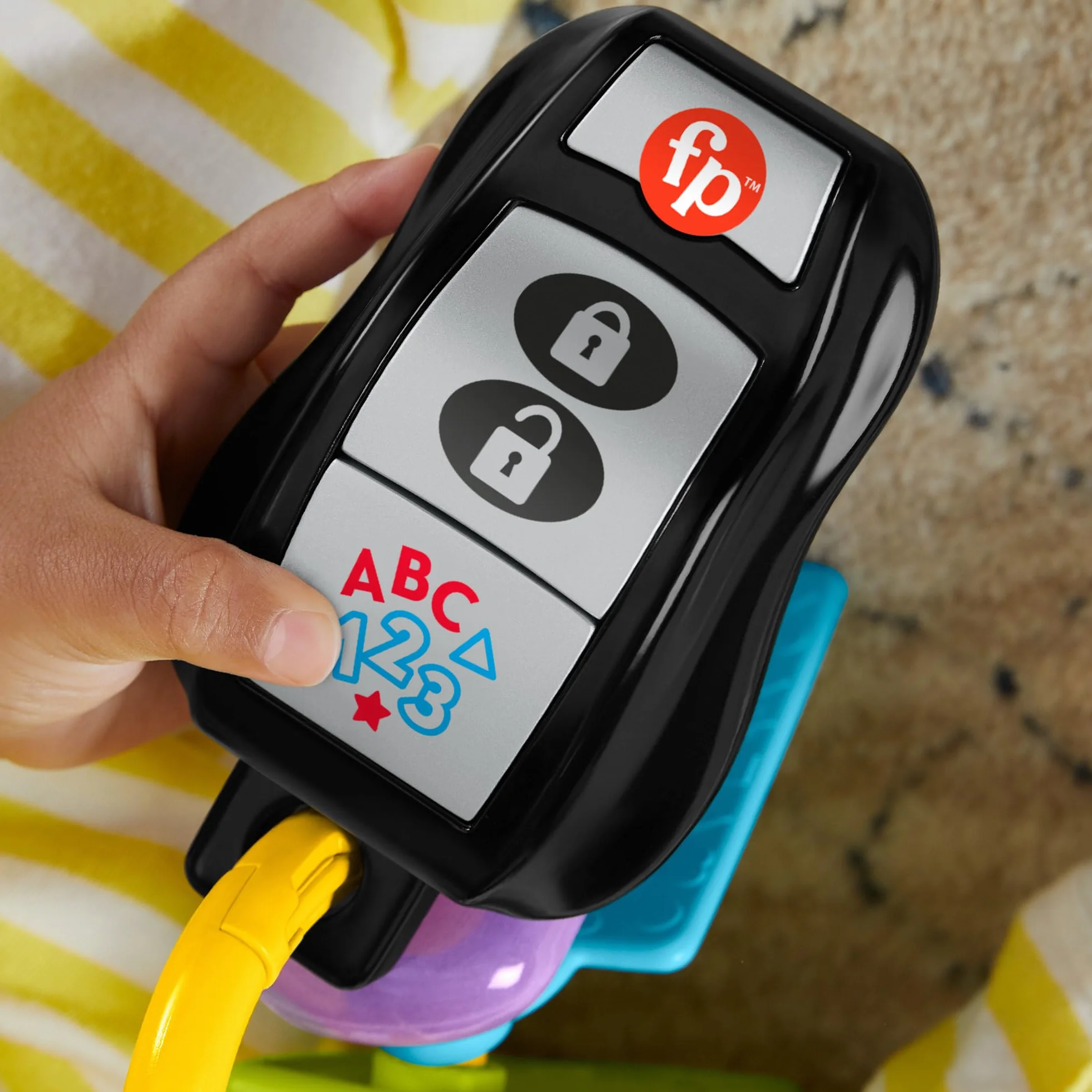 Fisher-Price Laugh & Learn Play & Go Activity Keys, wersja angielska, niemiecka, francuska, HXF50