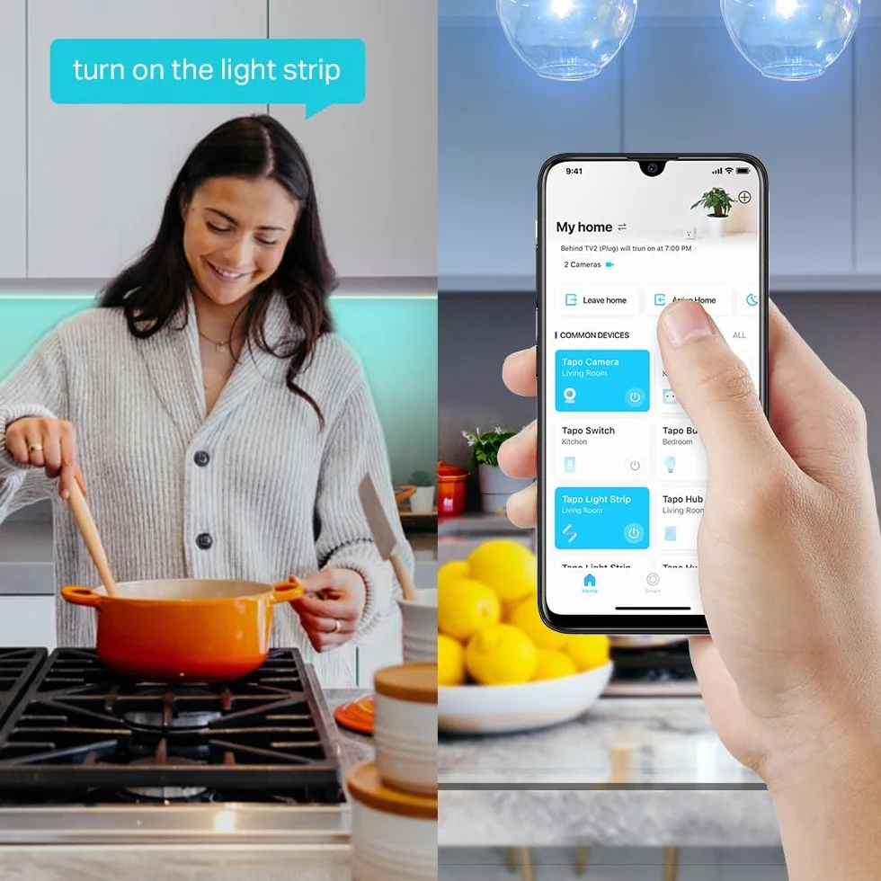 TP-Link Tapo L900-5 | Inteligentna taśma LED Wi-Fi 5 m | RGB | Ściemnialna | Tryb muzyczny | Sterowanie przez aplikację Tapo | Kompatybilna z Alexa i Google Home