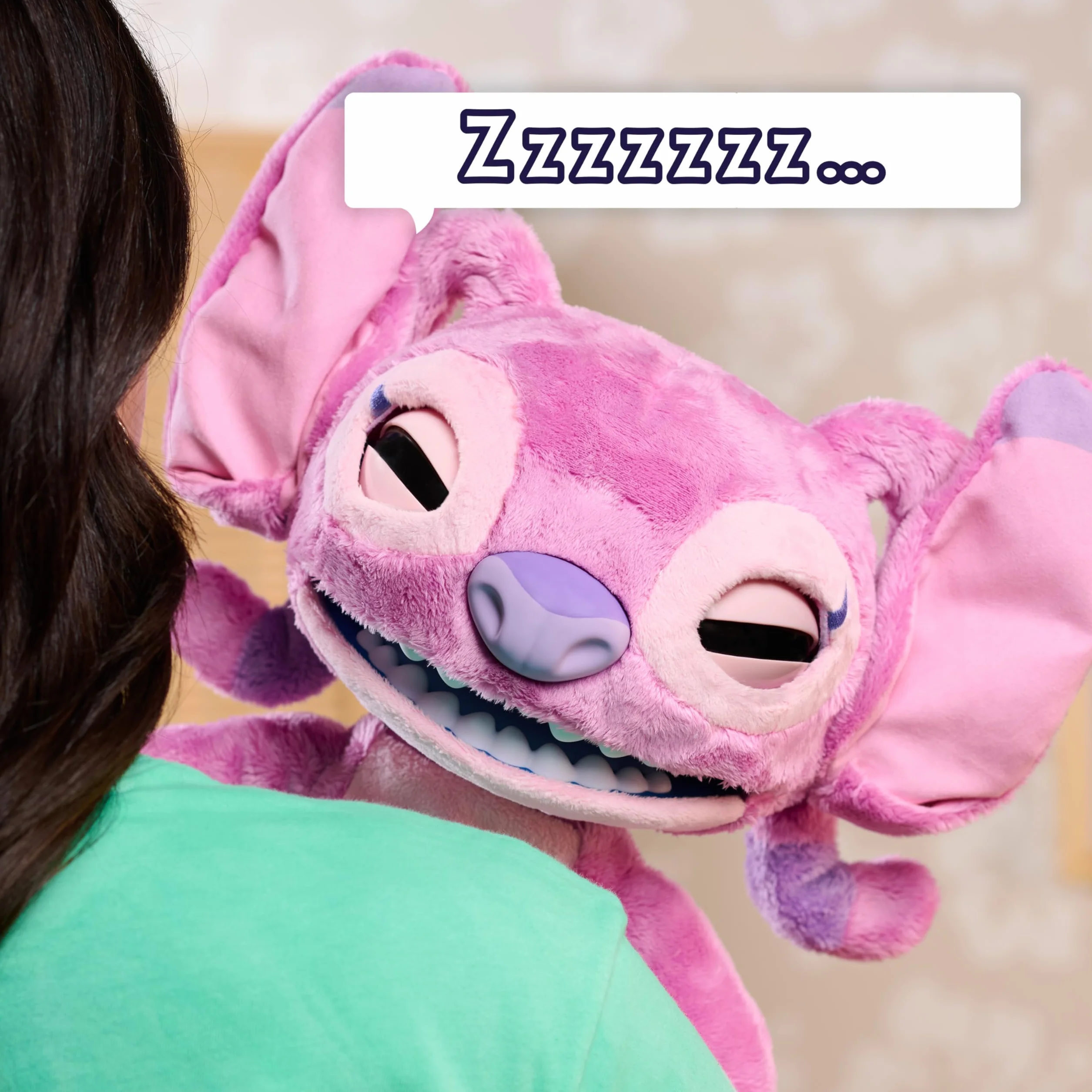 Disney Stitch Ultimate Angel Interactive 17" Plush Toy, 100+ Sounds & Reactions, Moves Like a Real-Life Angel, Toy for Fans, Girls, Kids, 3 and Up by Just Play