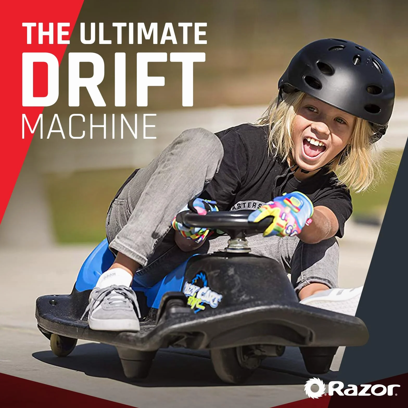 Razor Crazy Cart Shift 25173840 Gokart, Niebieski/Czarny, od 6 lat