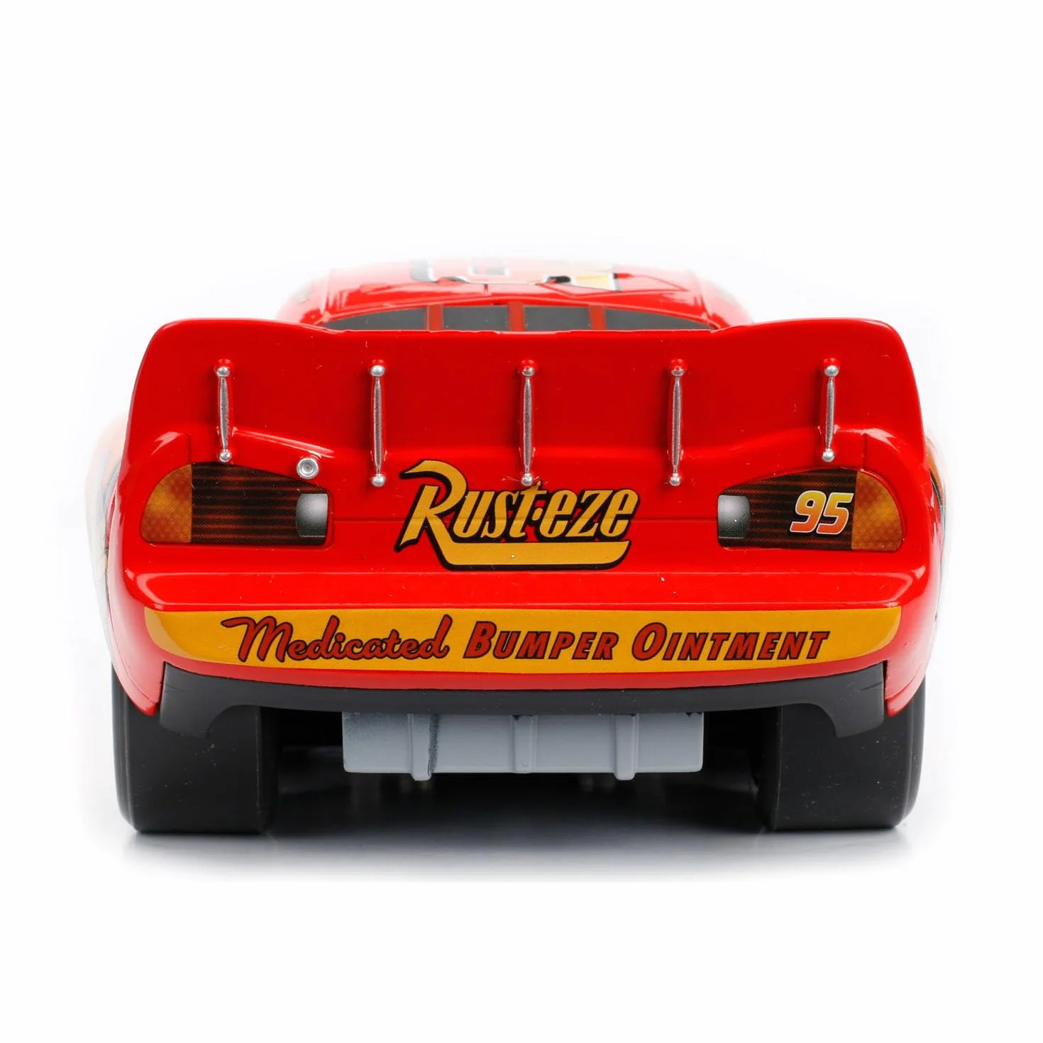 Jada Toys 253084000 Auta Lightning Zygzak McQueen na licencji Disney Cars, elementy ruchome, kolekcjonerski, replika pojazdu z filmu, prezent dla dzieci w wieku od 3 lat, skala 1:24
