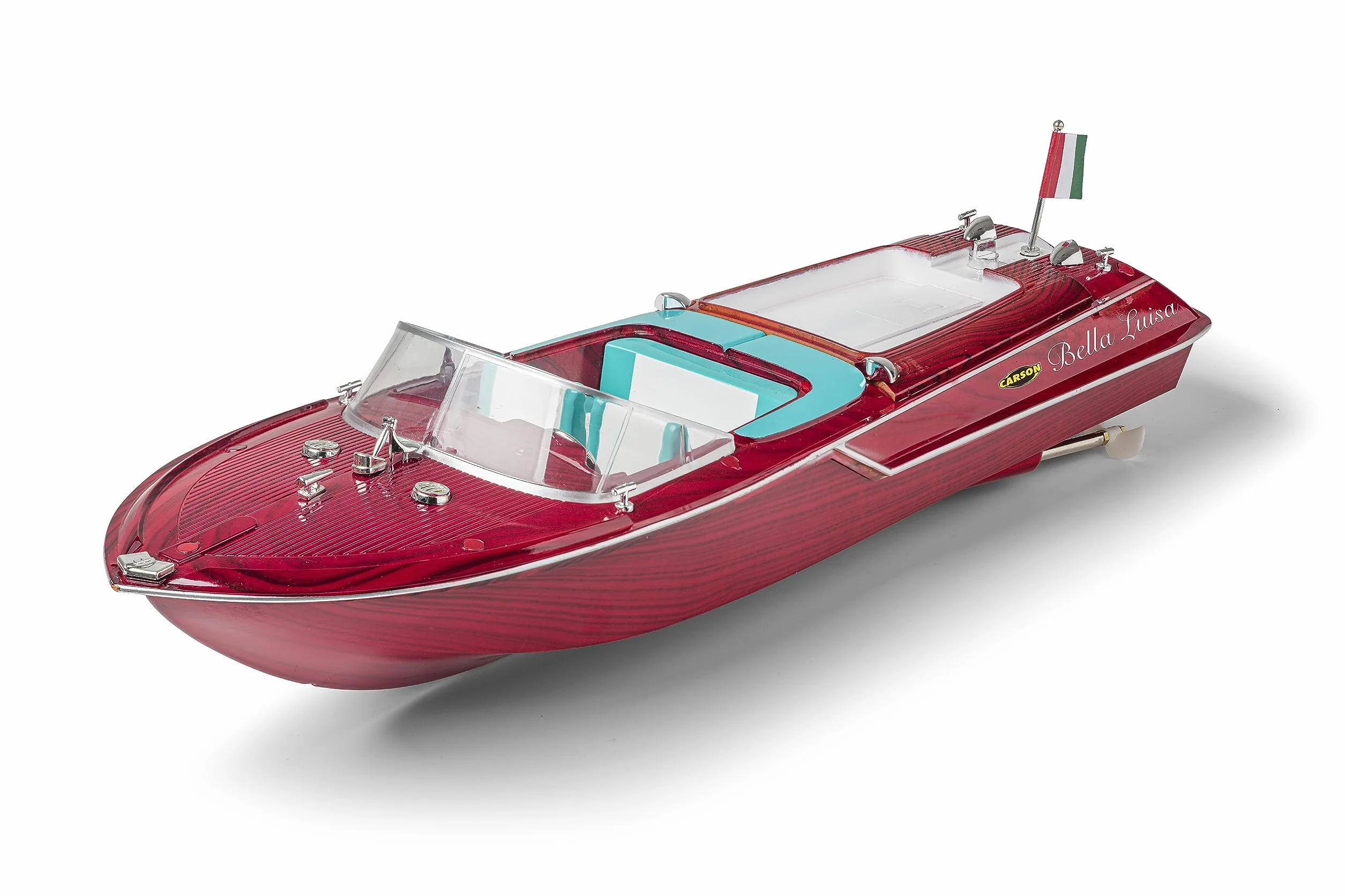 Carson 500108055 Bella Luisa 2.4GHz 100% RTR - RC, zdalnie sterowana łódź dla dzieci, obwód bezpieczeństwa, pilot w zestawie