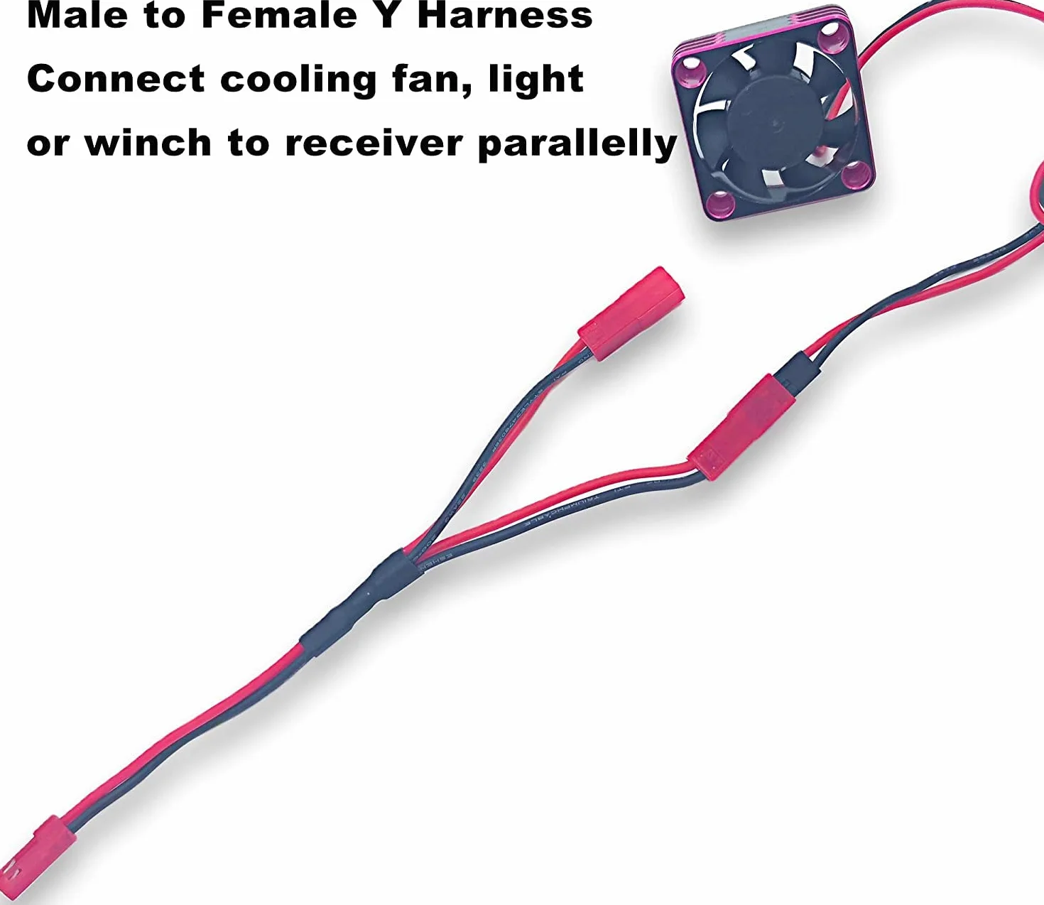 GTIWUNG 6 sztuk RC JST wtyczka żeńska ESC bateria JST Connector Gniazdo Y kabel do 1/10 RC Crawler Traxxas TRX-4