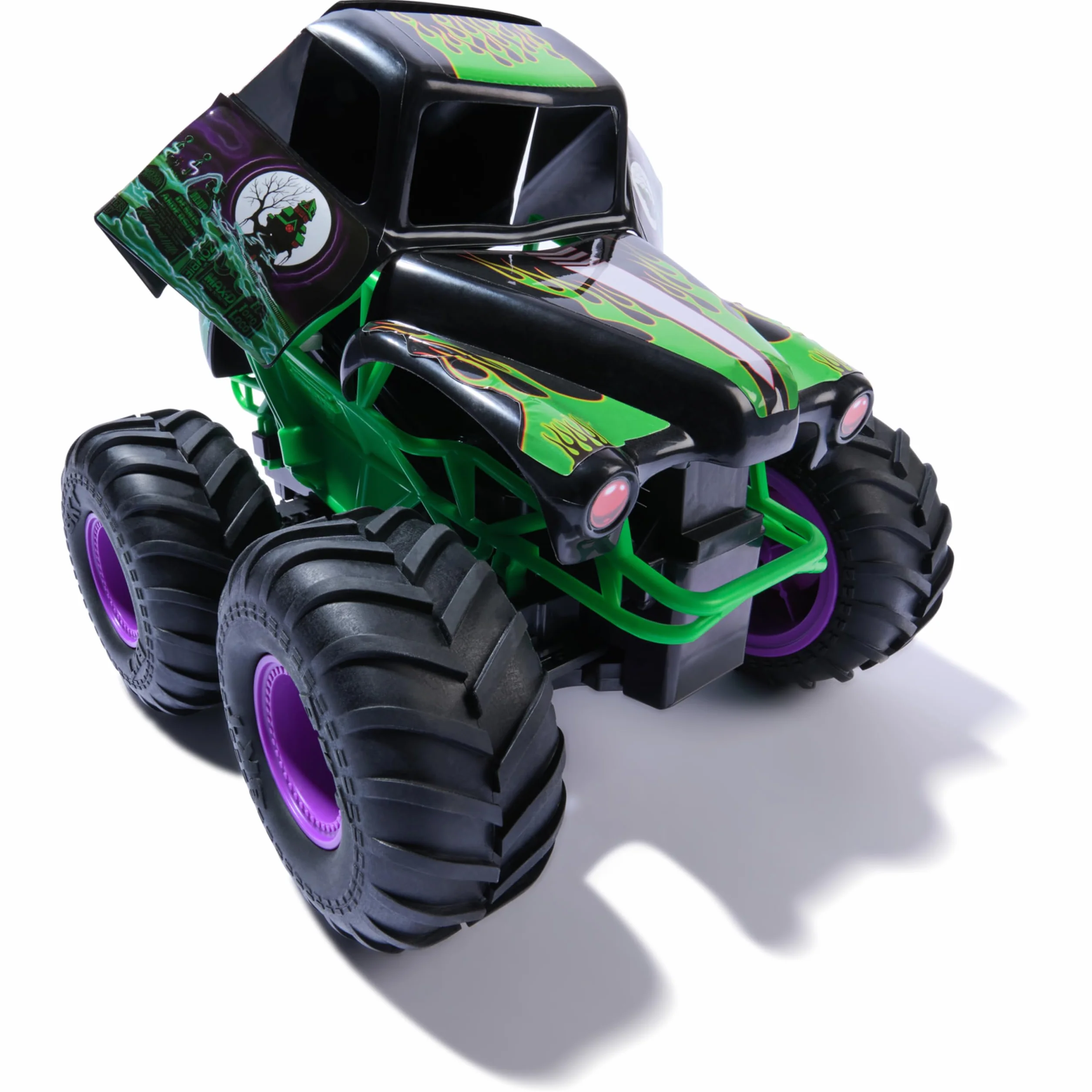 Monster Jam - Smash 'n Bash Grave Digger, zdalnie sterowana monster truck, która odkształca się podczas awarii i naprawia ponownie za naciśnięciem jednego przycisku, sterowanie 2,4 GHz, od 4 lat