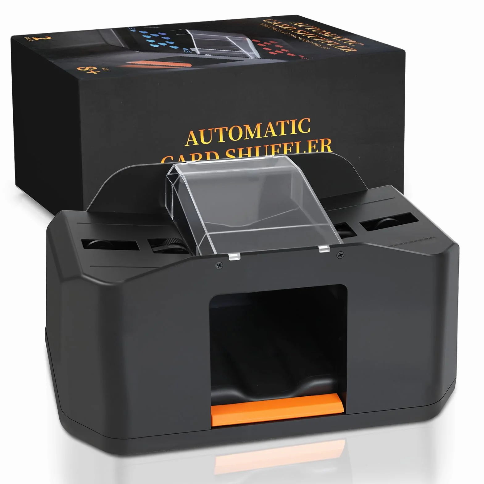Elektryczny tasownik kart, tasownik kart z akumulatorem o pojemności 2000 mAh, szybki tasownik kart, cichy tasownik kart do pokera, UNO, Skip BO Skyjo