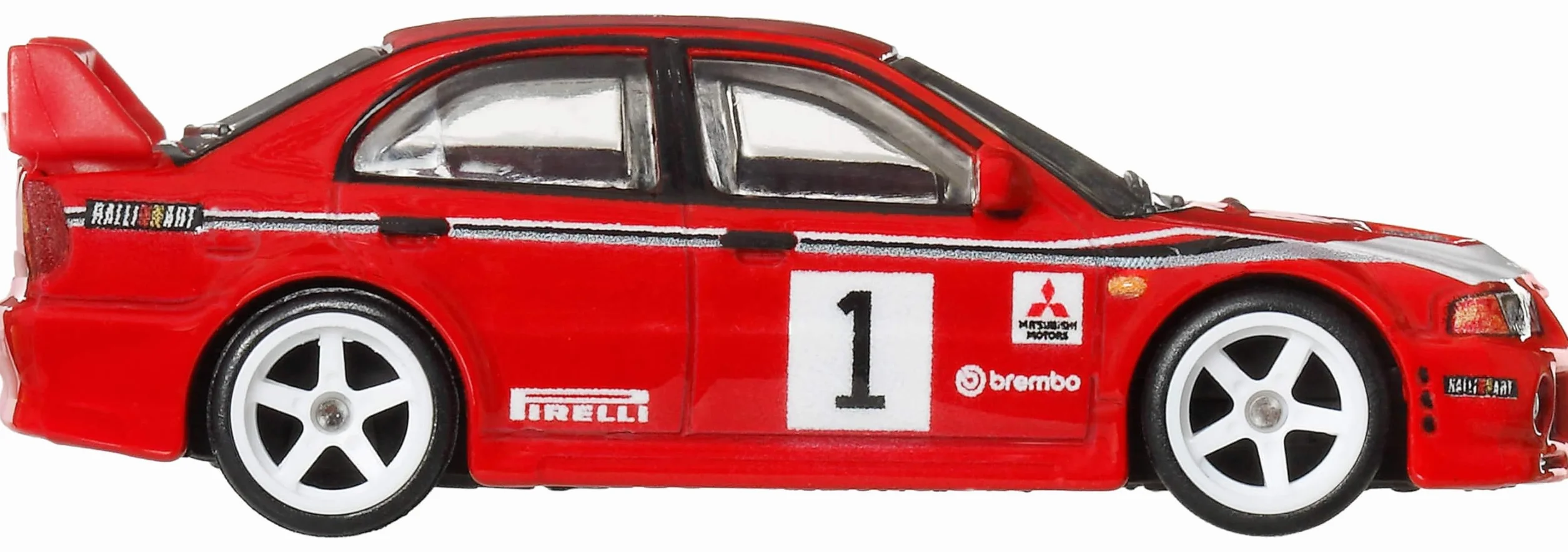 Hot Wheels Premium Car Culture Kultowe auta Samochodzik Mitsubishi Lancer Evolution VI, metalowe auto w skali 1:64, opony Real Riders, samochód zabawka dla dzieci 3+ i kolekcjonerów, JKF19