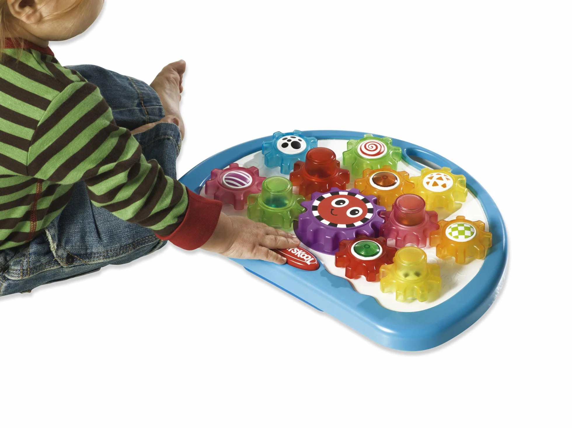 Playskool Zabawka z koła zębatego, zabawka dla niemowląt i małych dzieci od 12 miesięcy ze światłem, dźwiękami i mi obrotowymi (Amazon Exclusive)