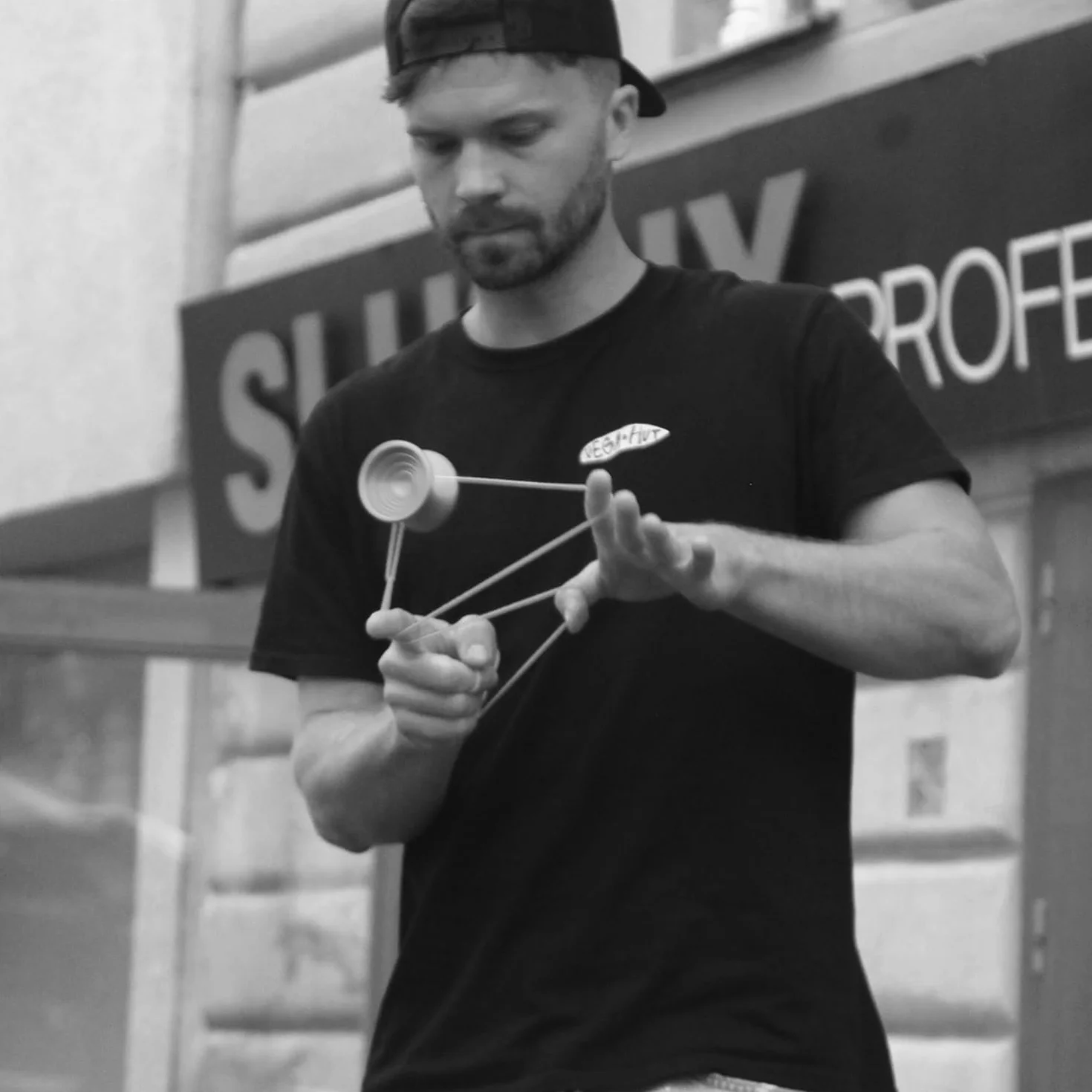 YoyoFactory BULLSEYE Yo-Yo - POMARAŃCZOWY/TURKUSOWY (DNA Sztuczki, Metal Yoyo, String, Ball-Bearing & Instructions Included)