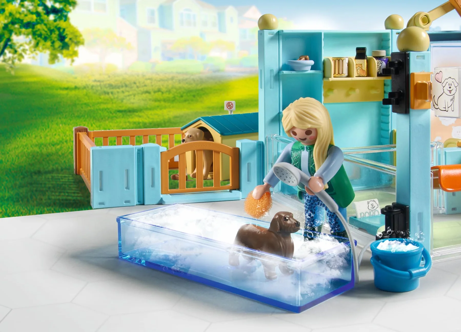 PLAYMOBIL | My Life | Hotel dla zwierząt | Zabawki dla dzieci | Zestaw figurek zwierząt | Zabawki dla dzieci od 4 lat | 71742