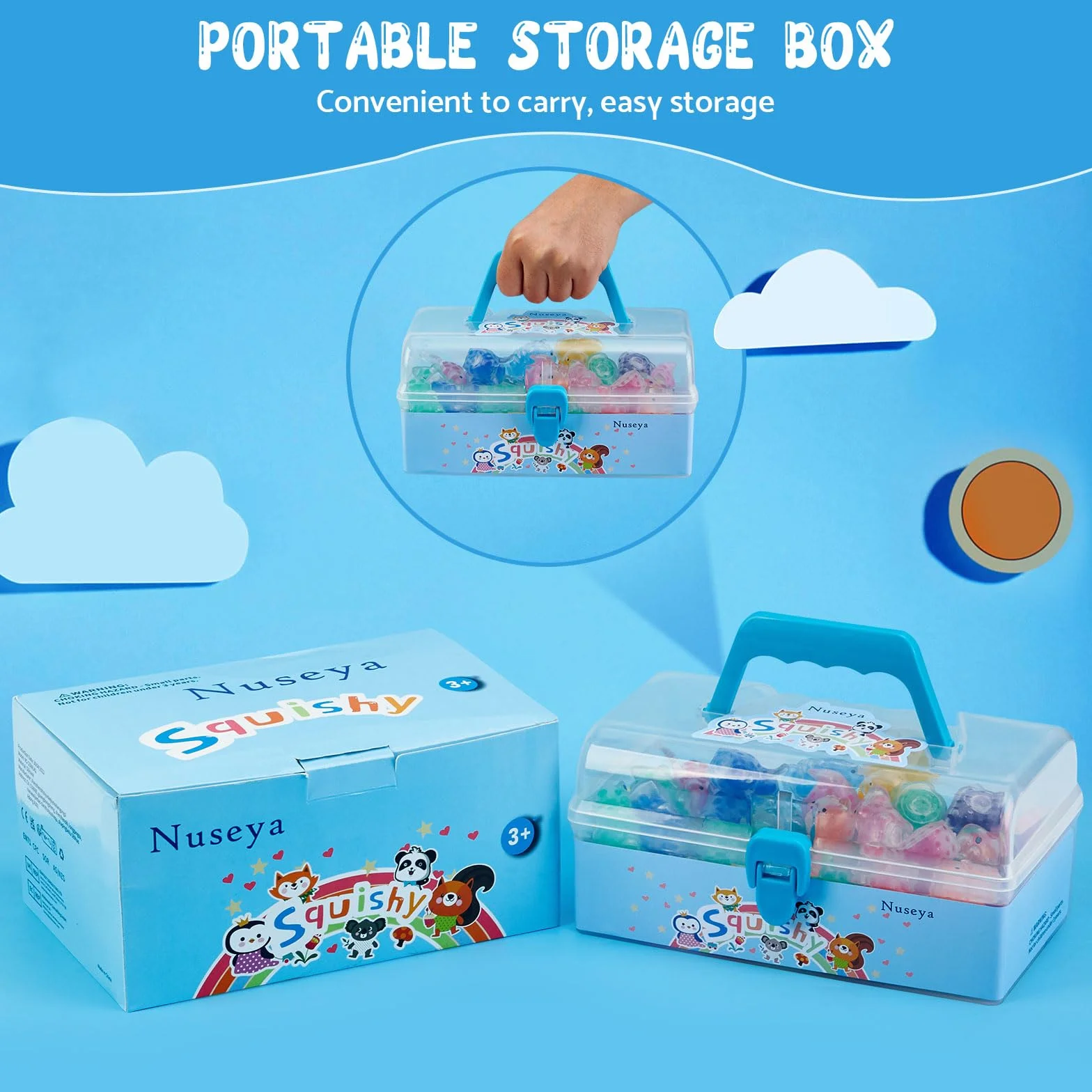42 sztuki Mochi Squishy Fidget Toys dla dzieci - Mini Squishies na ulgę stresu z uroczymi wzorami zwierzątek - Upominki na przyjęcia dziecięce, nagrody szkolne, prezenty urodzinowe dla dzieci