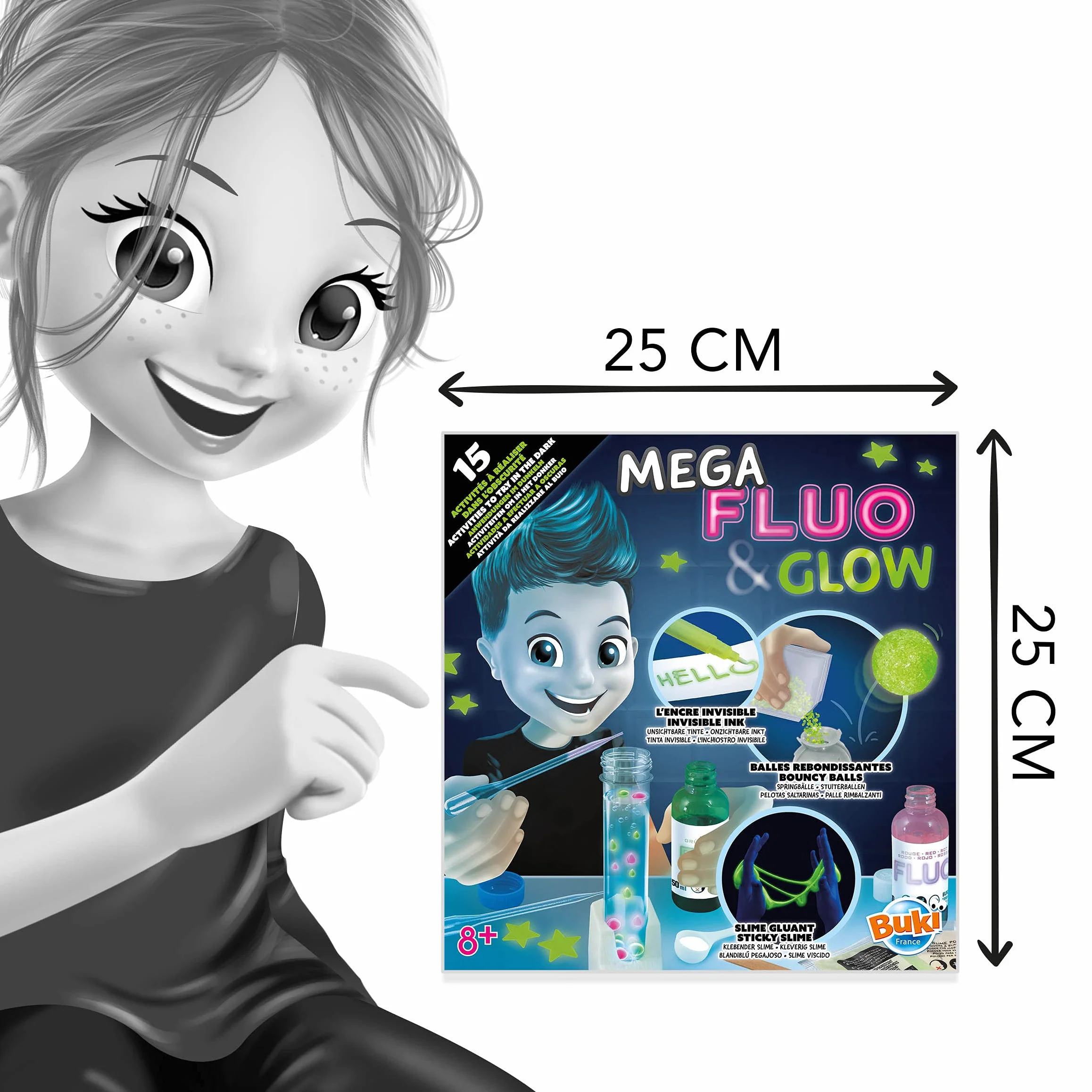 BUKI France 2162 Mega Glow & Fluo
