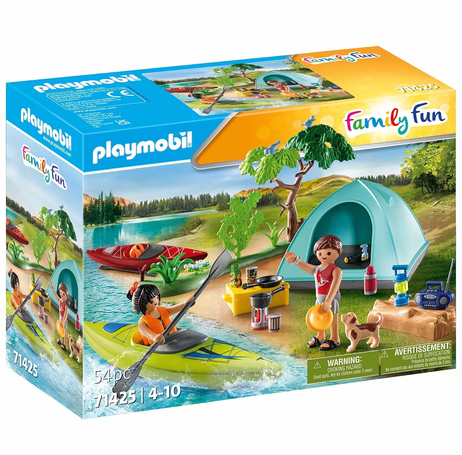 PLAYMOBIL Family & Fun 71425 Biwak pod namiotem, od 4 lat