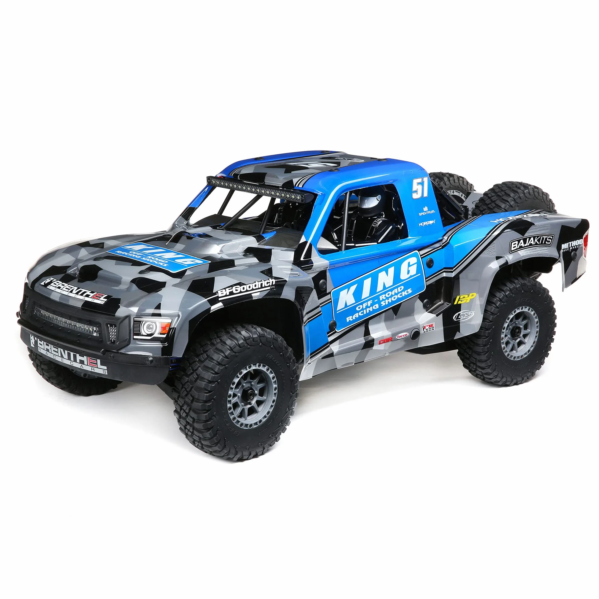 LOSI 1/6 Super Baja Rey 2.0 4X4 Desert Truck Brushless RTR, King Shocks