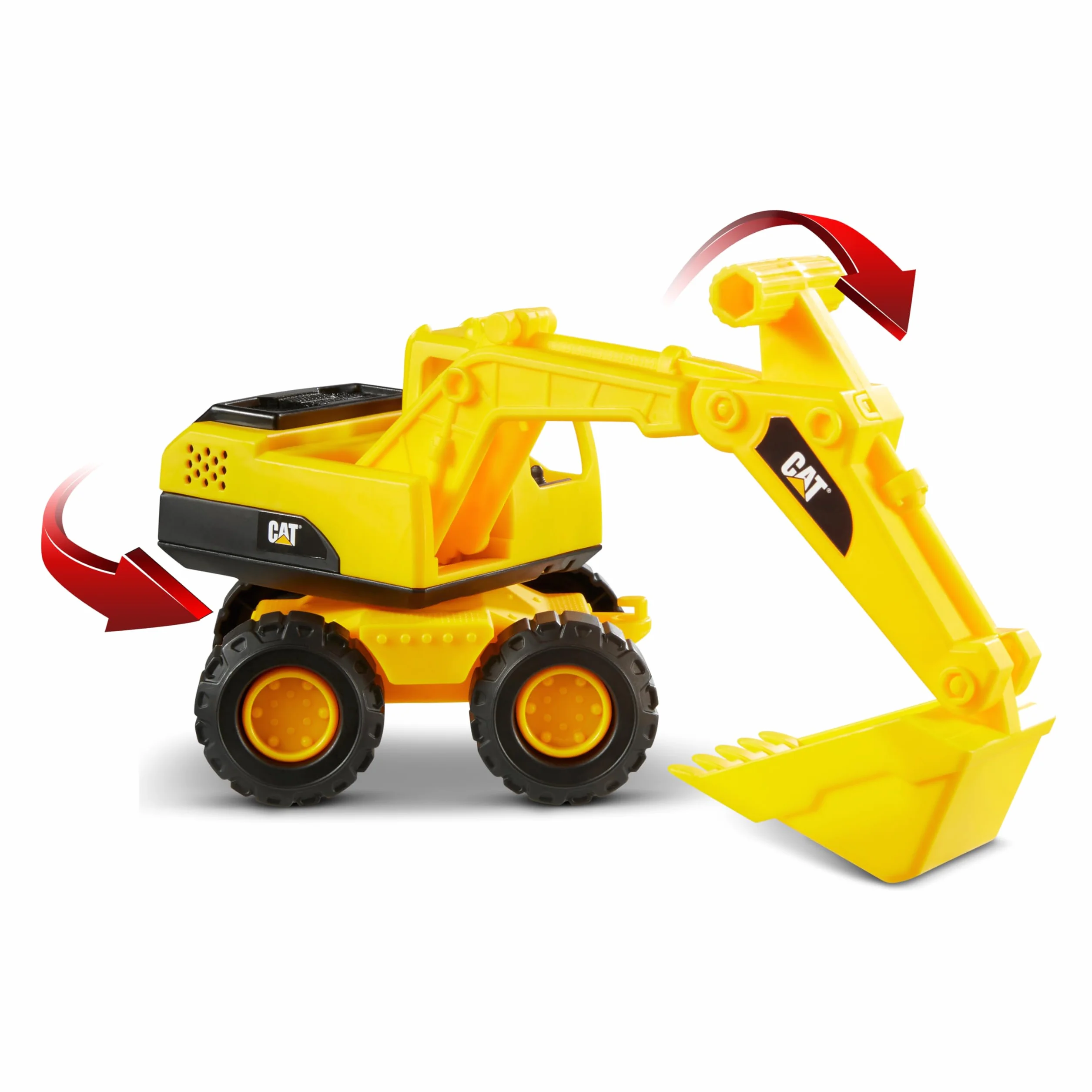 CAT Caterpillar Construction Fleet Koparka Pojazd | Zabawki i prezenty 3+, żółty