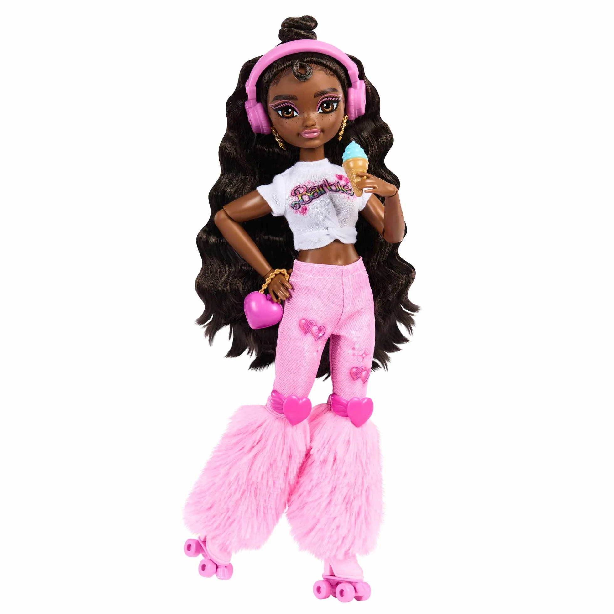 Barbie Dream Besties Lalka Brooklyn na wrotkach JFX97