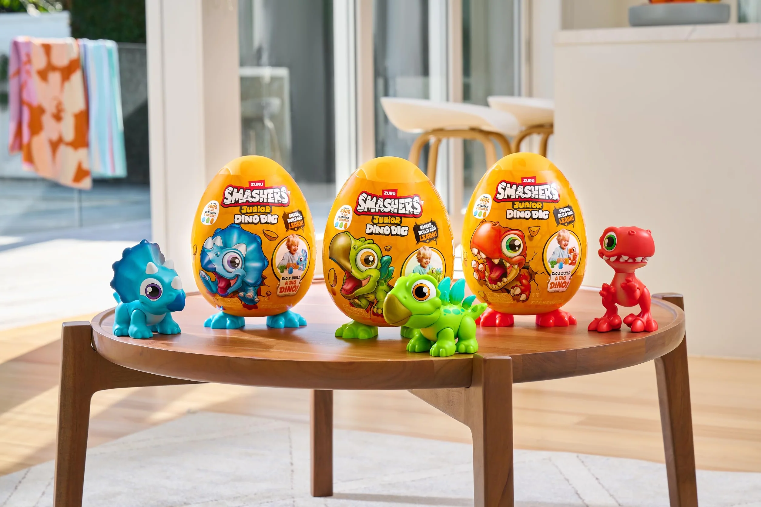 Smashers Junior Dino Dig małe jajko (triceratops)