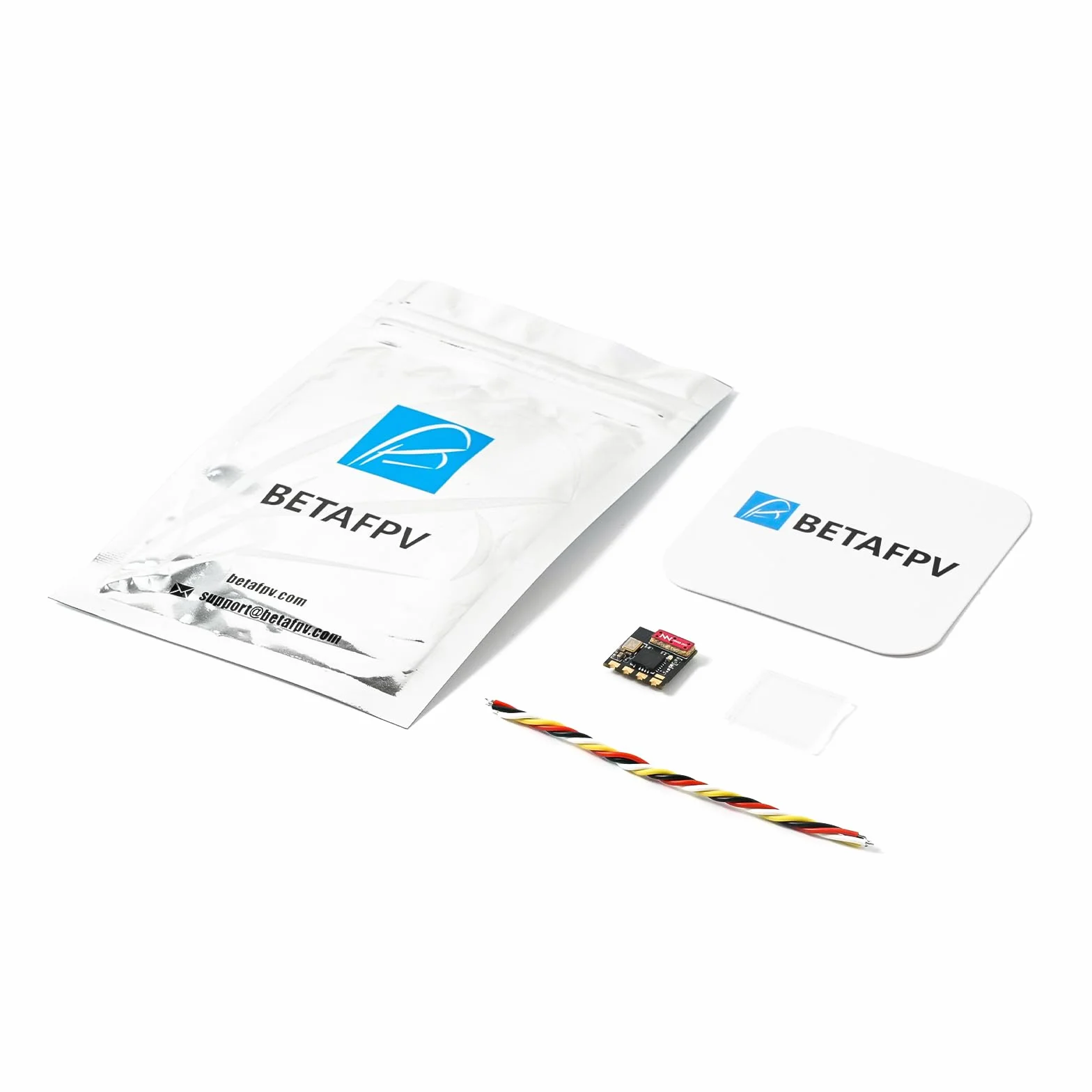 BETAFPV ExpressLRS Lite Receiver with Flat SMD Ceramic Antenna High Refresh Rate Long Range Performance Compatible for 65/75/85mm FPV Racing Whoop Drone V1.2