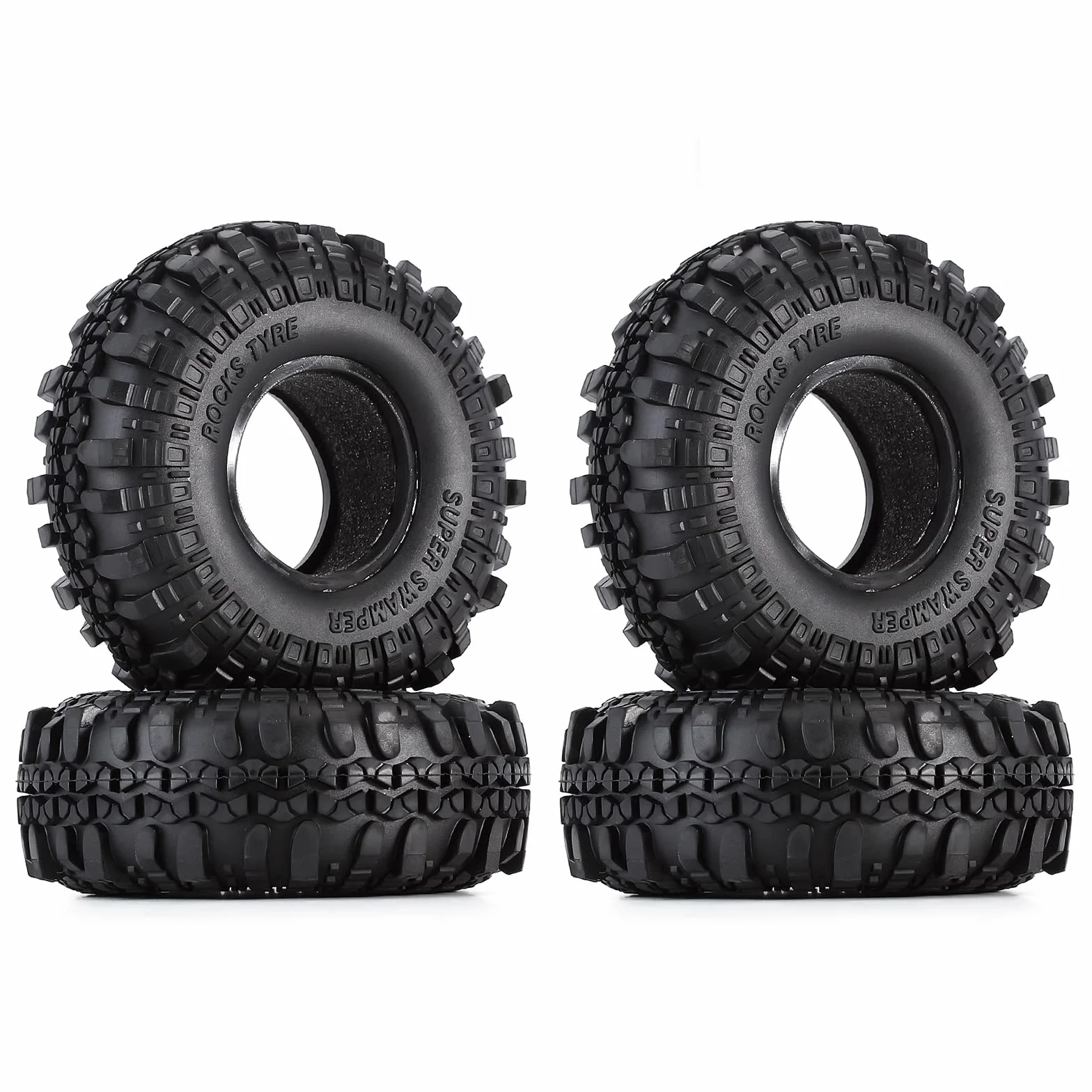 INJORA RC opony 1,9 cala Crawler do 1:10 Rock Crawler Axial SCX10 90046 SCX10 III AXI03007 Tamiya CC01 D90 D110