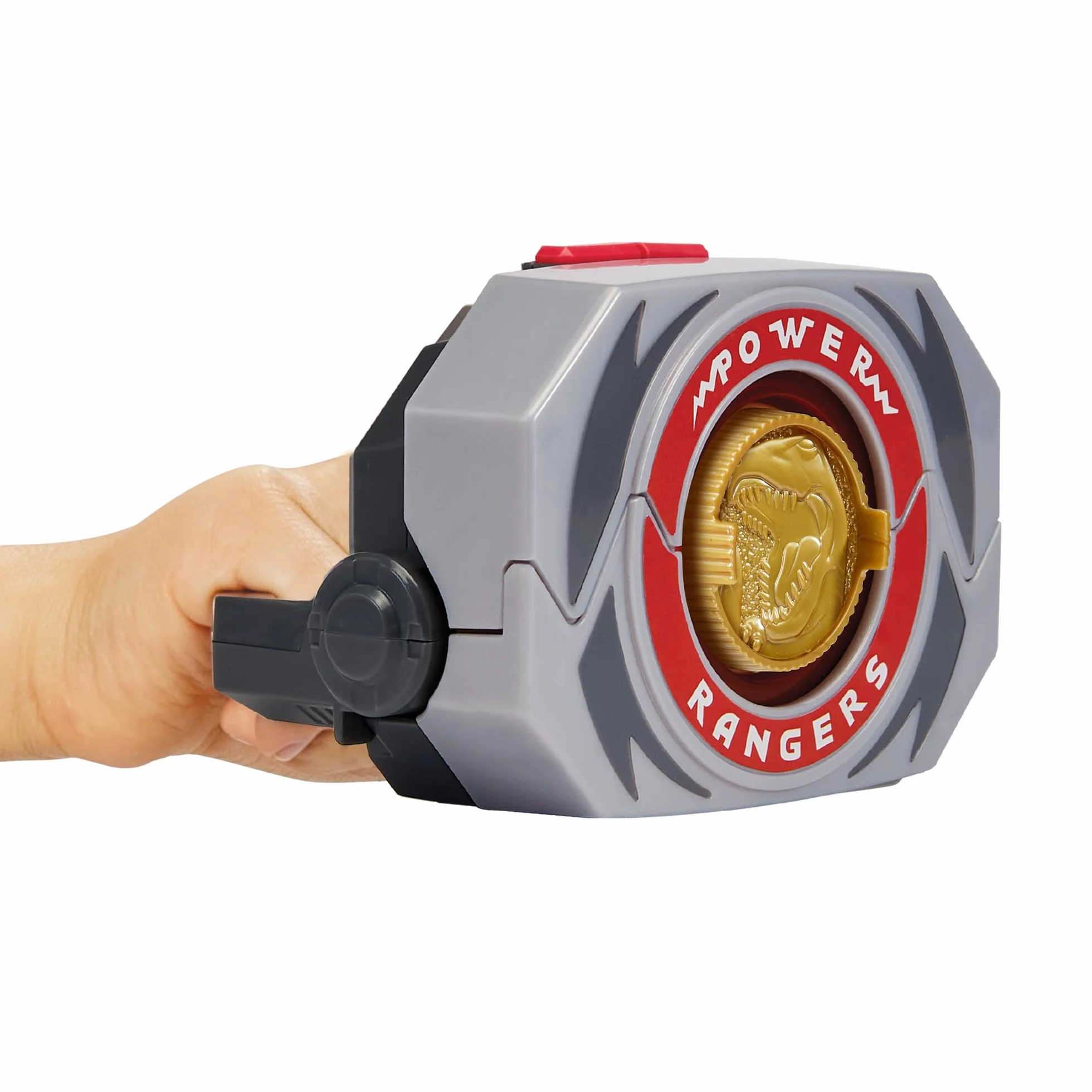 Power Rangers, Elektroniczny Power Morpher, funkcje dźwięku i oświetlenia, akcesoria w zestawie, dla dzieci od 4 lat, PWG02