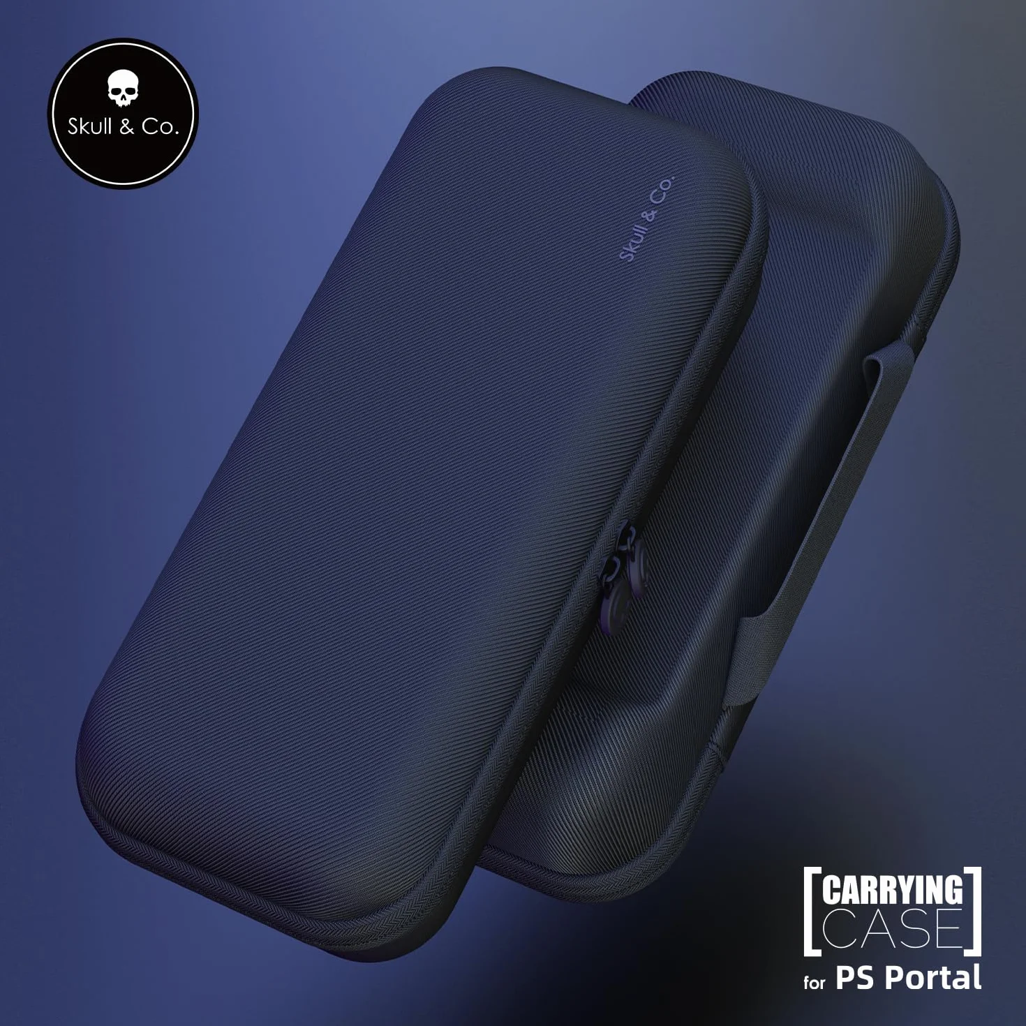 Skull & Co. Przenośna twarda obudowa ochronna podróżna do Portalu Playstation - Black
