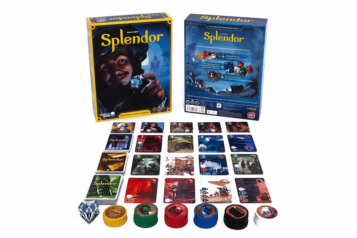 Rebel | Splendor | Gra planszowa | Gra rodzinna | Wiek 10+ | 2-4 graczy | Czas rozgrywki 30+ min