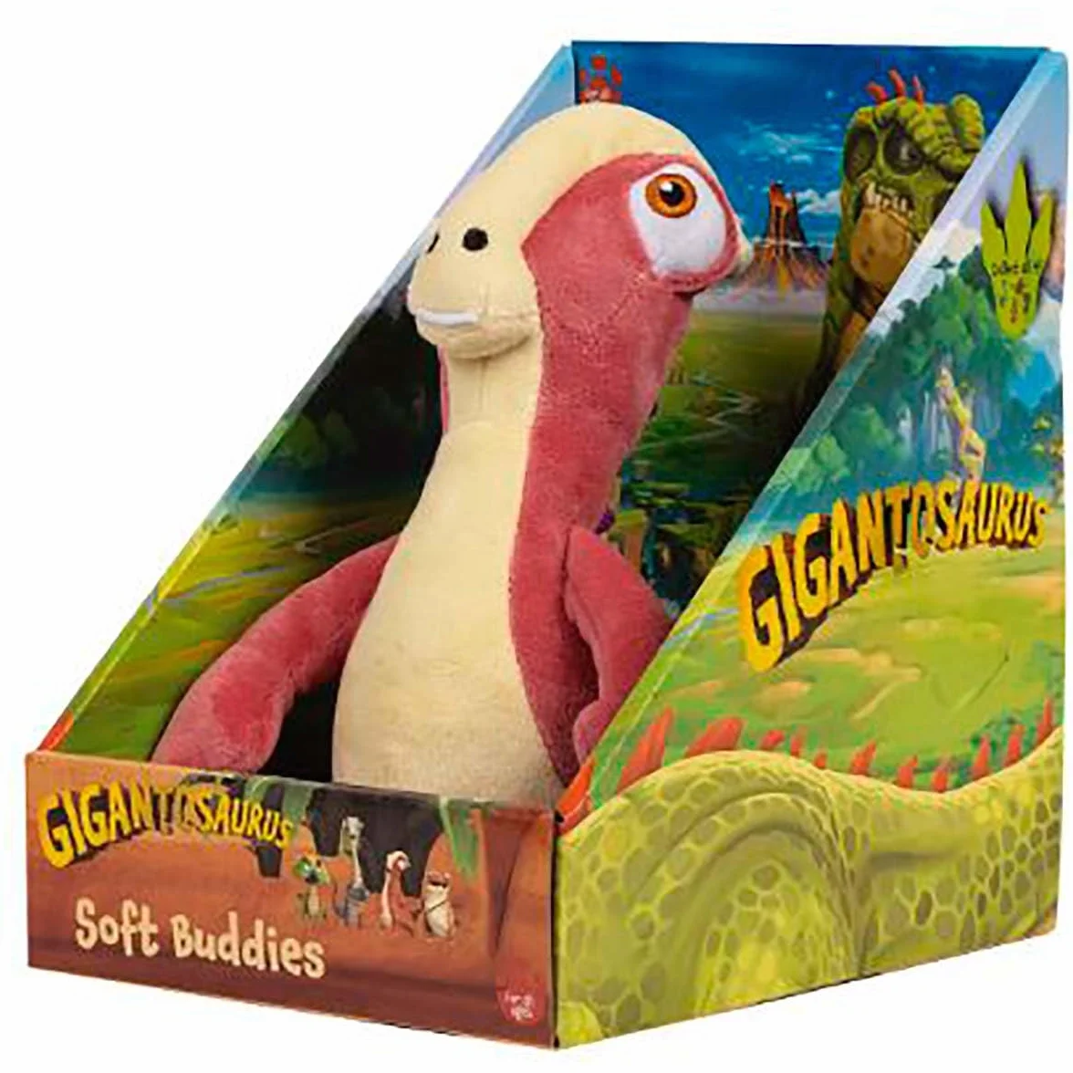 Gigantosaurus, Dinozaur, 25 cm pluszak, losowy model, zabawka dla dzieci od urodzenia, GIOCHI PREZIOSI, GGN04