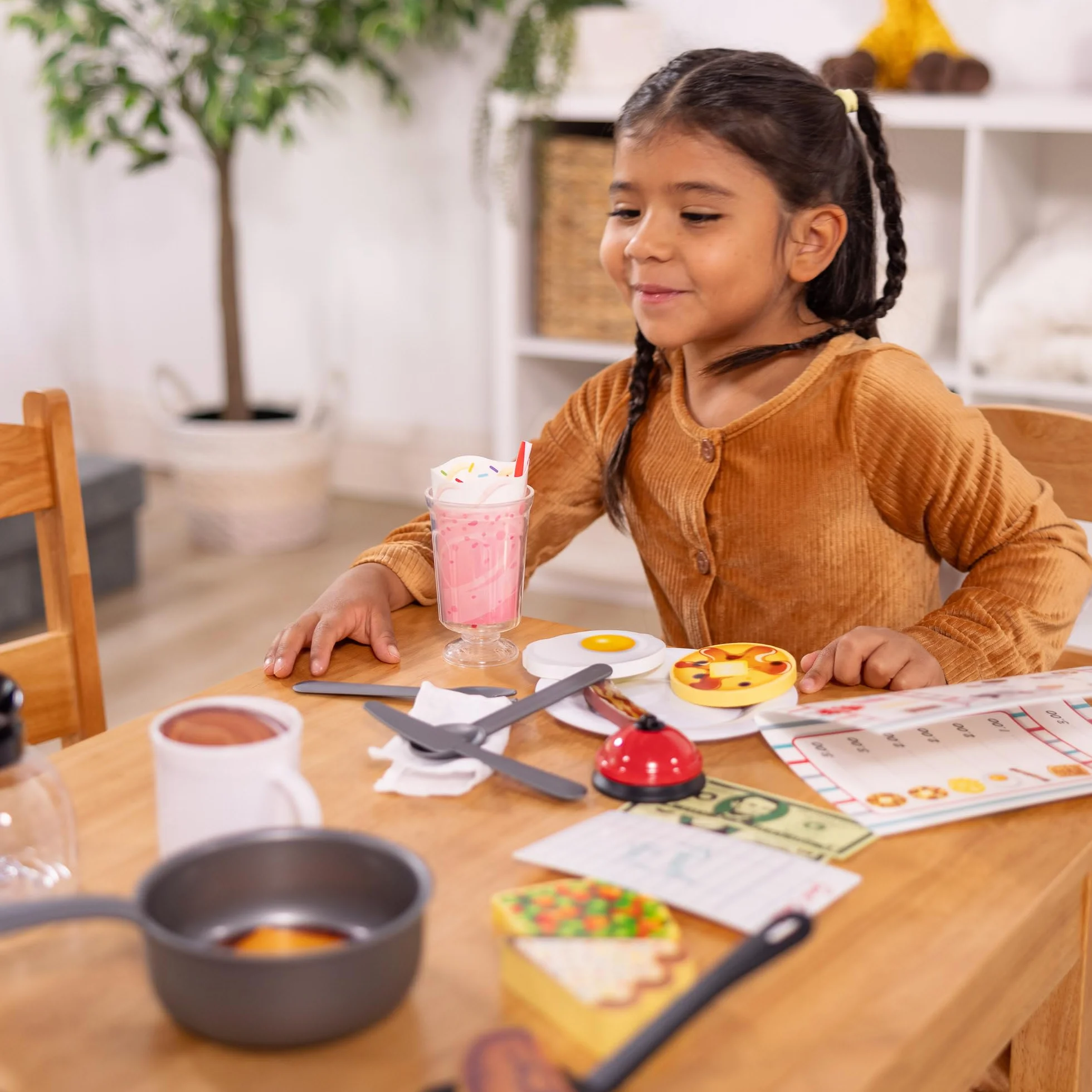 Melissa & Doug – zabawkowy zestaw gwiezdna restauracja | zabawa z odgrywaniem ról | zestaw zabawkowy | 3+ | prezent dla chłopca lub dziewczynki