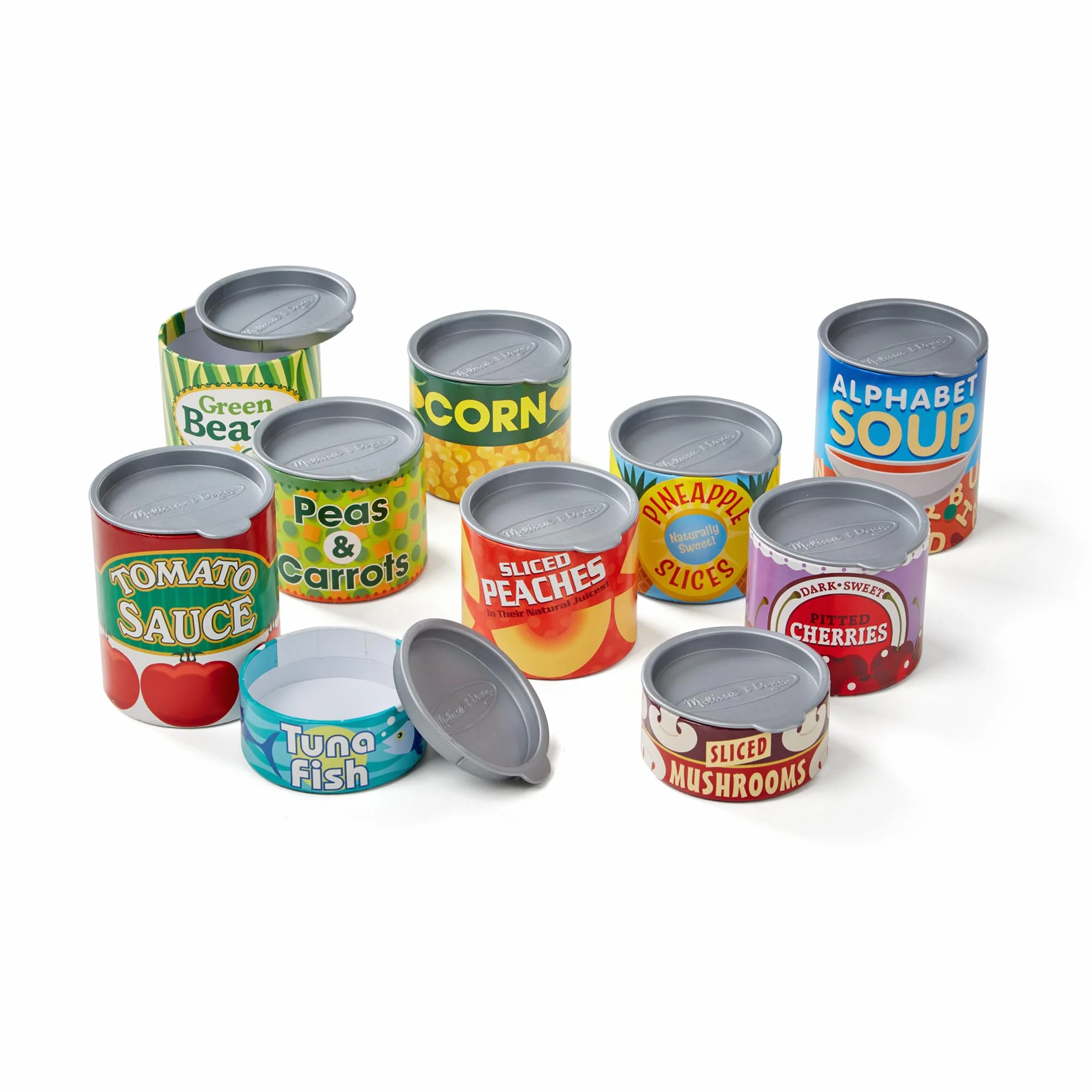 Melissa & Doug – zabawkowy zestaw konserw | zabawa z odgrywaniem ról | zestaw zabawkowy | 3+ | prezent dla chłopca lub dziewczynki