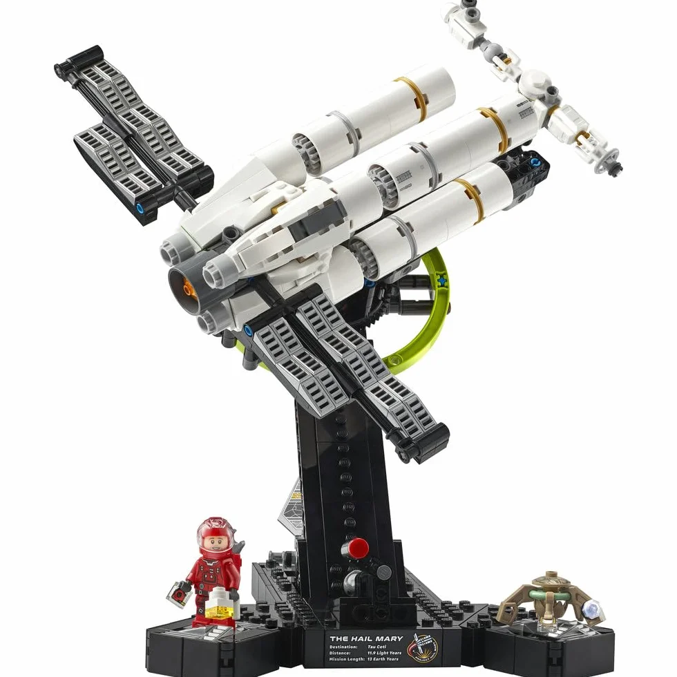 LEGO Icons Projekt Hail Mary, kolekcjonerski zestaw konstrukcyjny, model statku kosmicznego dla dorosłych, ozdoba do domu i biura, pomysł na prezent urodzinowy dla mężczyzny i kobiety 11389