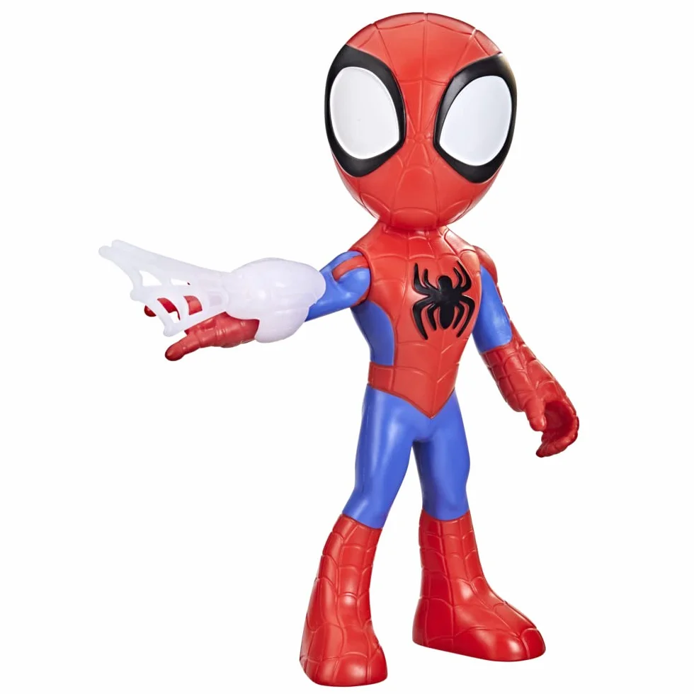 Superwielka figurka Spideya o wysokości 22,5 cm z serialu "Spidey i super-kumple" Marvela, zabawka dla przedszkolaków