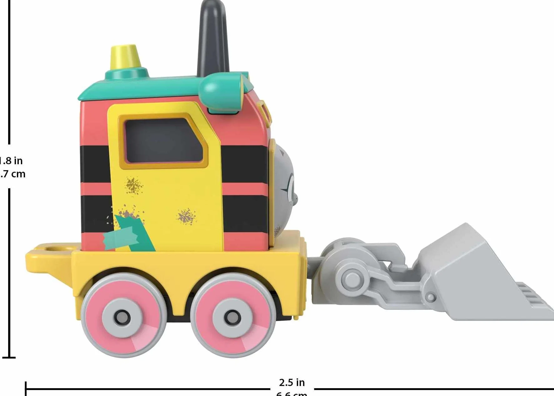 Fisher-Price Thomas & Friends Sandy the Rail Speeder die-cast push-along toy train engine for preschool kids ages 3+