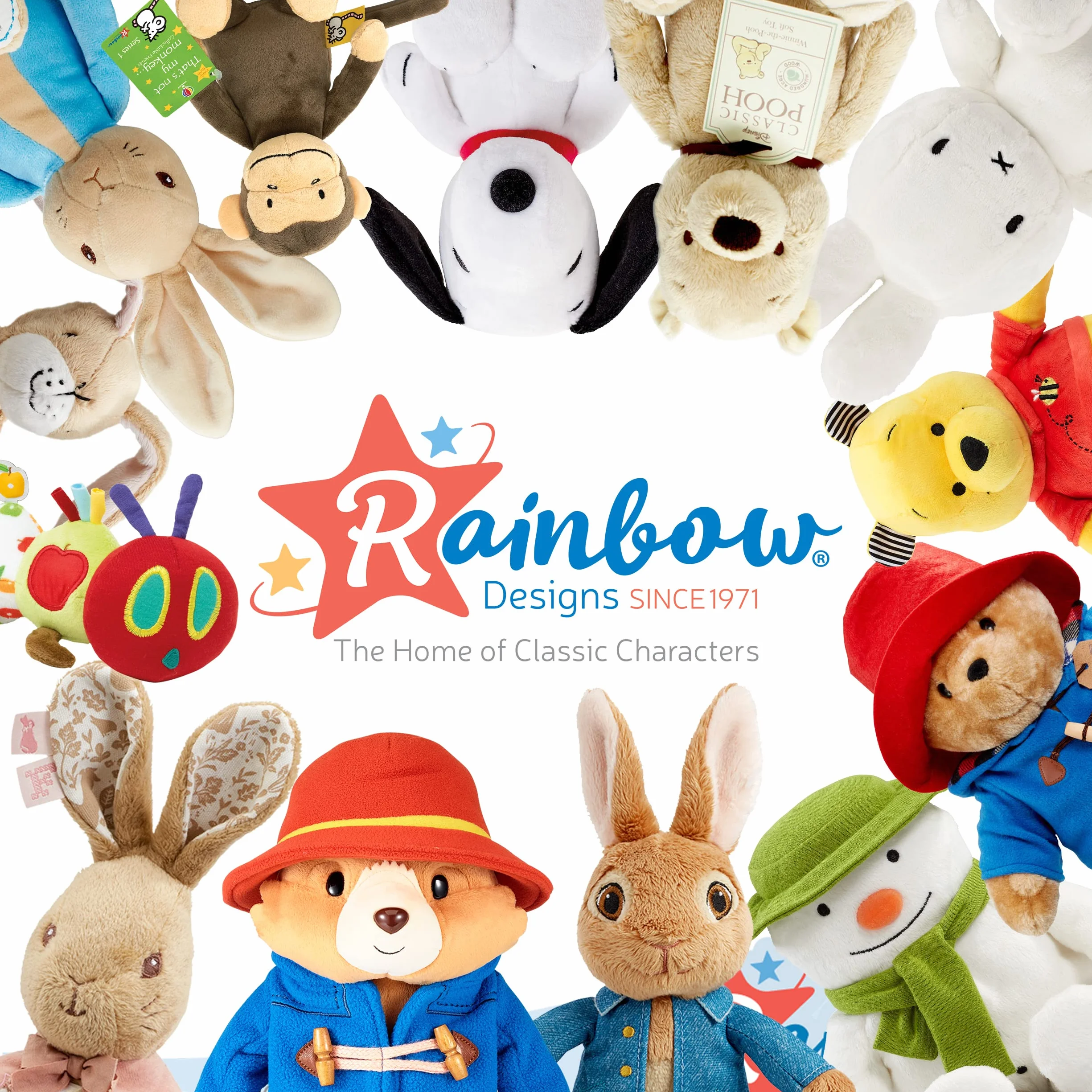 Classic Winnie the Pooh & Friends - Eeyore - Cuddly Donkey - Great as Gift for Newborn Baby, Children and Toddlers - Soft Toy by Rainbow Designs