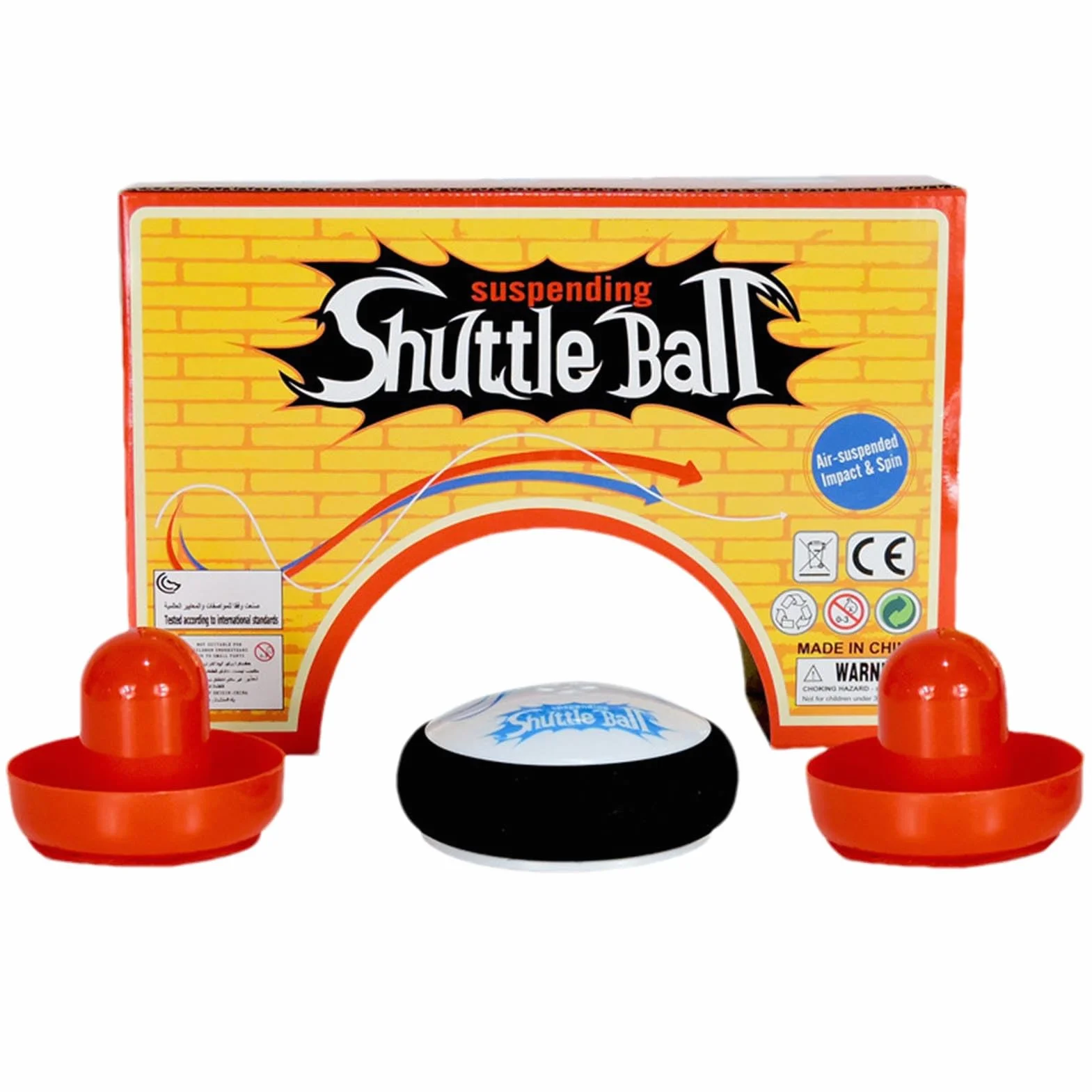 Hockey Pucks - Mini Hover Disc, Electric Sliding Paddle Set for Kids Play, Tabletop Hockey with Fast Action, Game Equipment, Novelty Puck for Indoor Sports and Fun