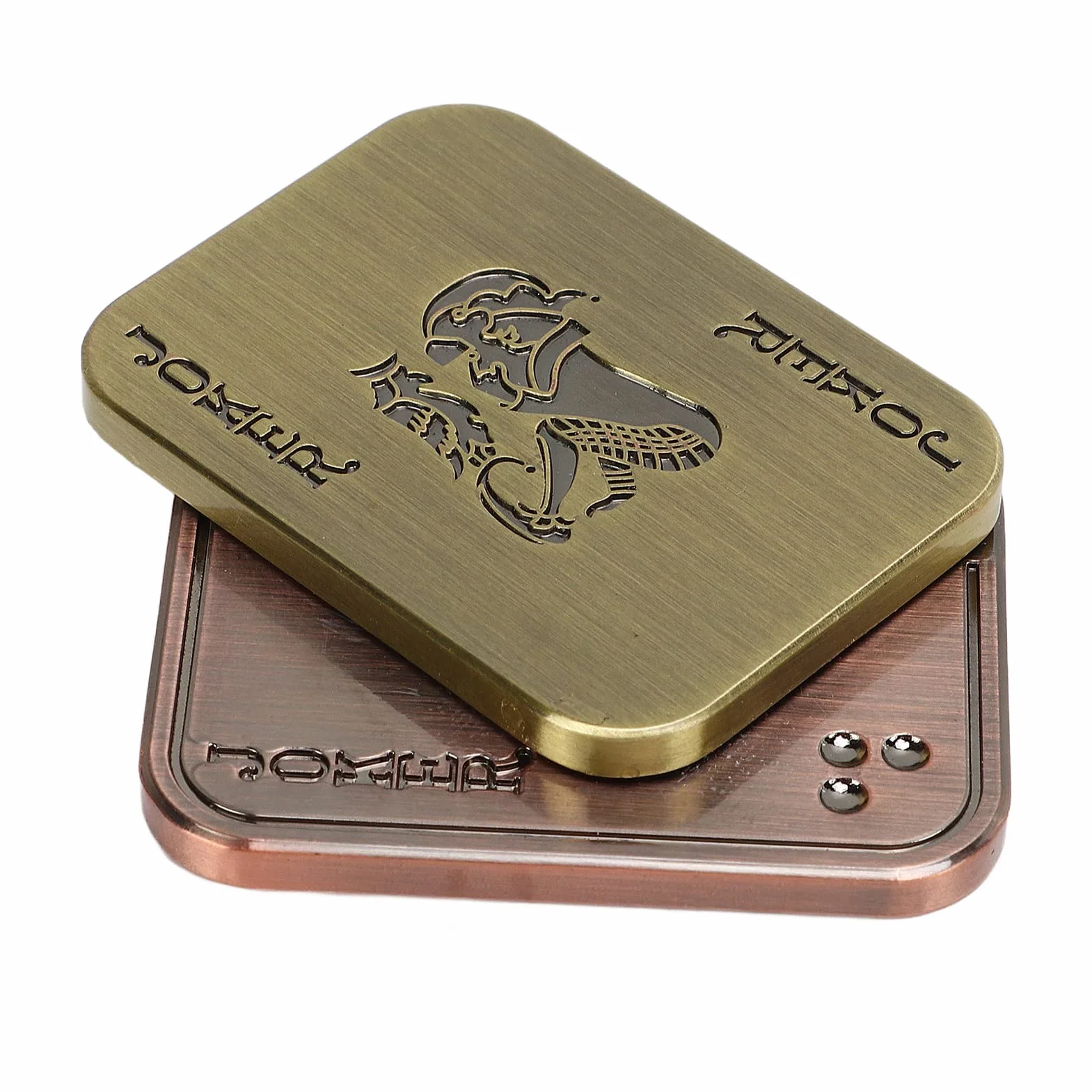 Metal Poker Fidget Slider, ADHD Push Slider Toy Autyzm LęK Zabawki Antystresowe Metalowy Suwak Magnetyczny Adult Fidget Toys dla Studentów Pracownicy Biurowi Pracownicy Fizyczni