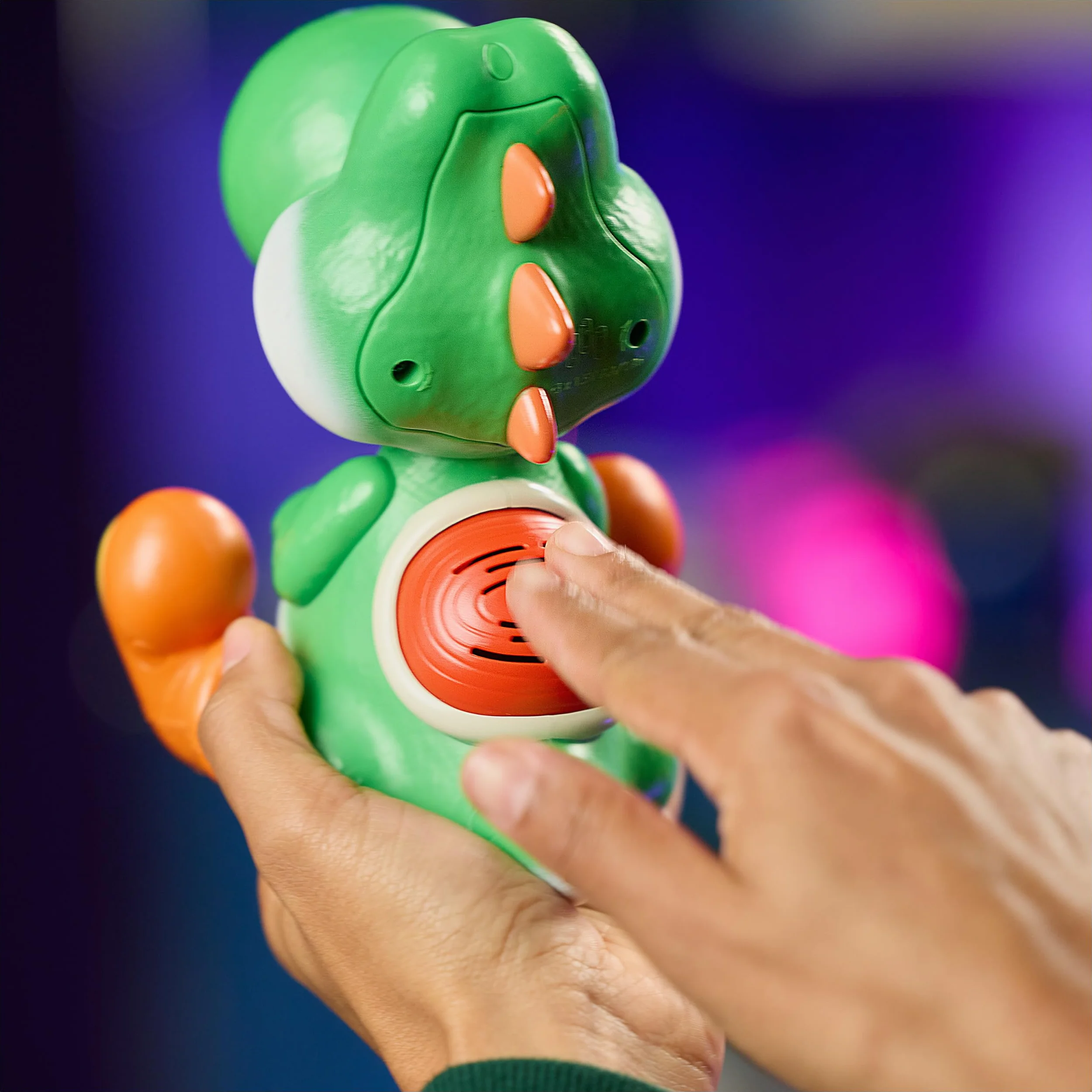Hatchin' Yoshi Super Mario Galaxy Movie Interactive Egg Action Figure with Sounds Ages 4+ Batteries Included