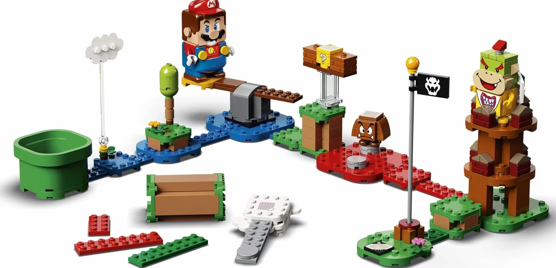 LEGO Super Mario Przygody z Mario — zestaw startowy, Kreatywna Kolekcjonerska Zabawka dla Dziecka do Zbudowania, Pomysł na Prezent dla 6-latka, dla Chłopca i Dziewczynki i Fanów Gry, 71360